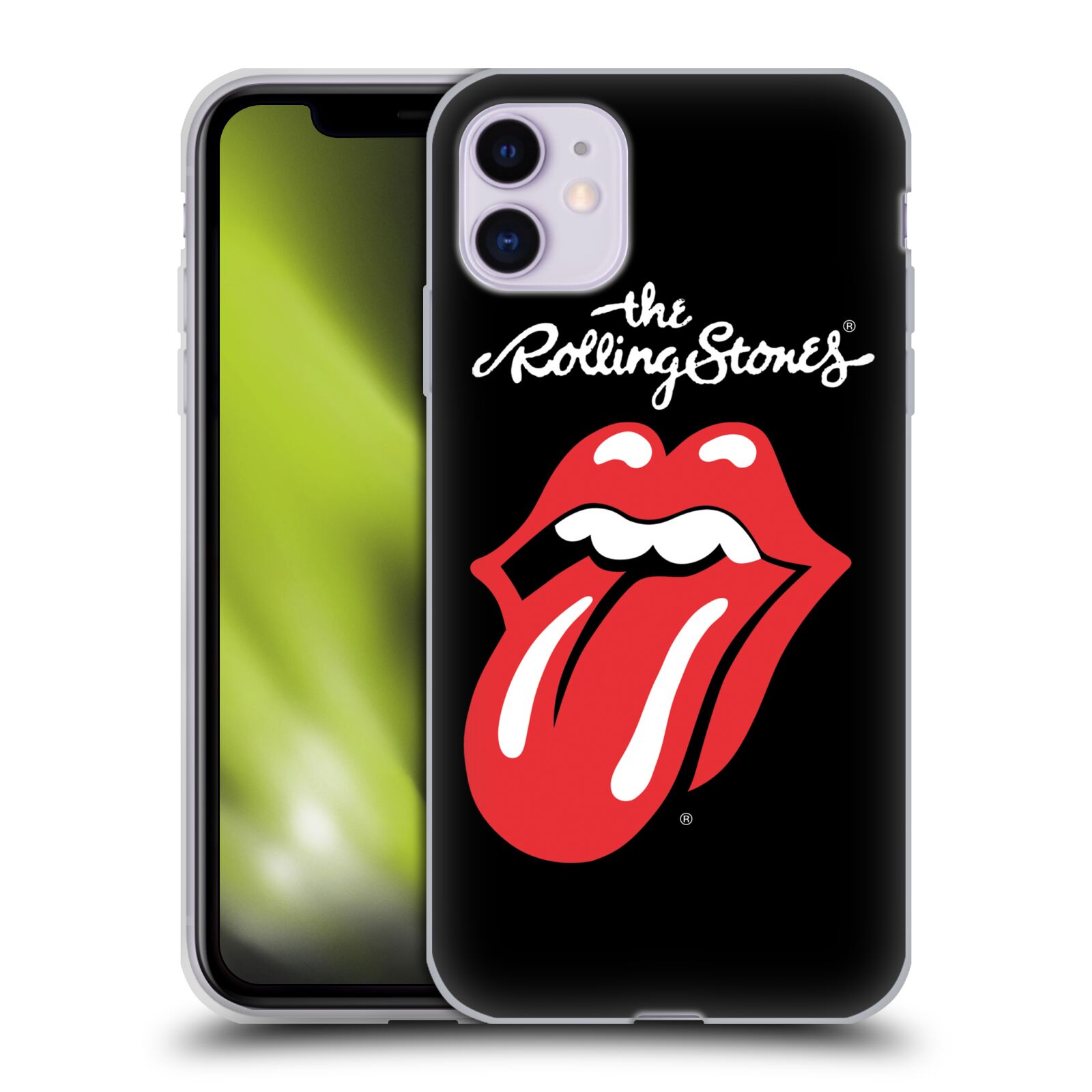 Silikonové pouzdro na mobil Apple iPhone 11 - Head Case - The Rolling Stones - Classic Lick - roztžený obal