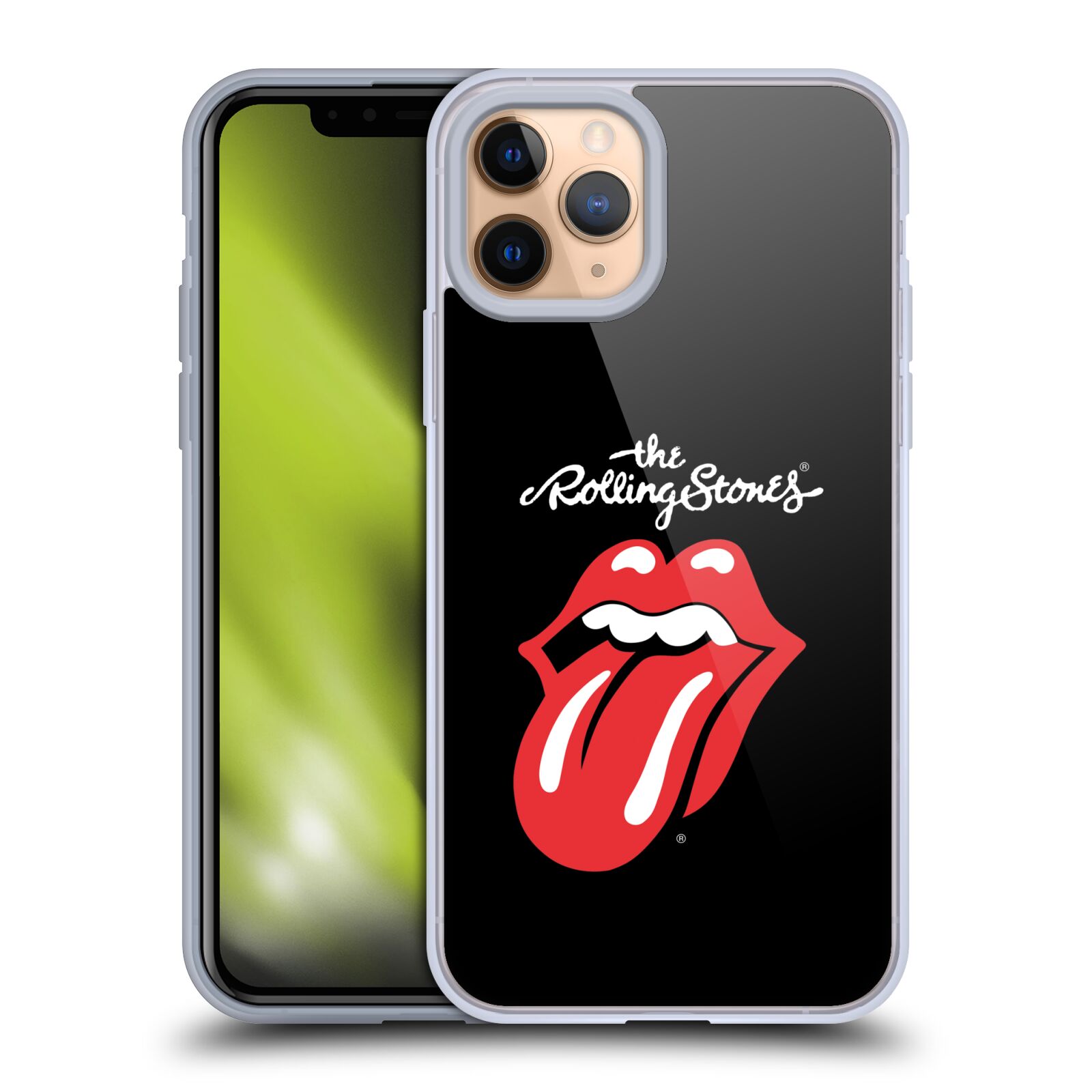 Silikonové pouzdro na mobil Apple iPhone 11 Pro - Head Case - The Rolling Stones - Classic Lick (Silikonový kryt, obal, pouzdro na mobilní telefon Apple iPhone 11 Pro s displejem 5,8" s motivem The Rolling Stones - Classic Lick)
