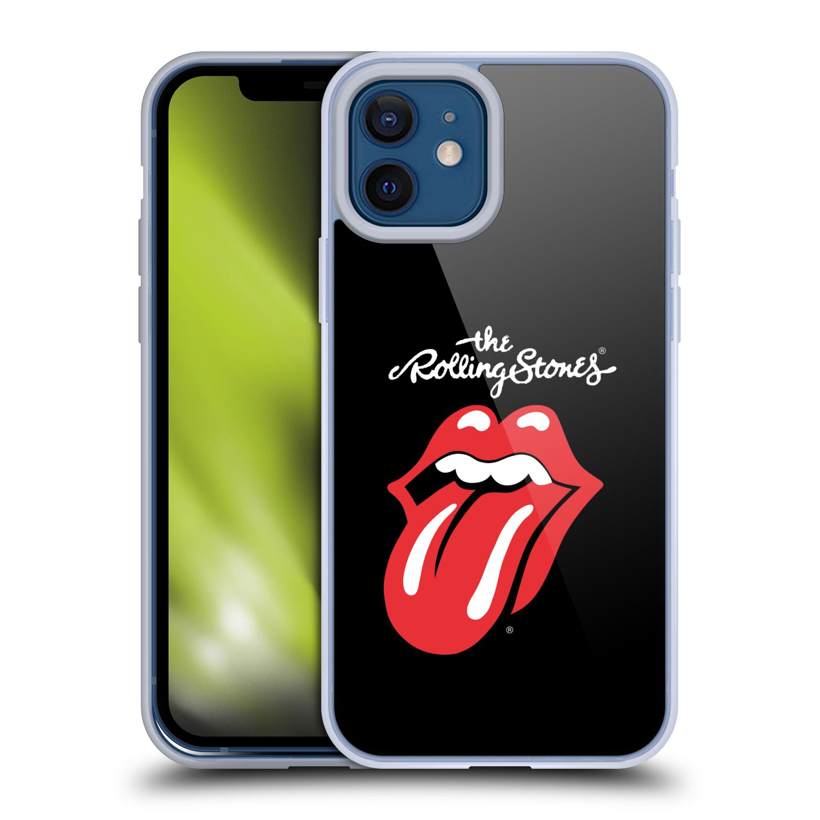 Silikonové pouzdro na mobil Apple iPhone 12 / 12 Pro - Head Case - The Rolling Stones - Classic Lick (Silikonový kryt, obal, pouzdro na mobilní telefon Apple iPhone 12 / Apple iPhone 12 Pro (6,1") s motivem The Rolling Stones - Classic Lick)