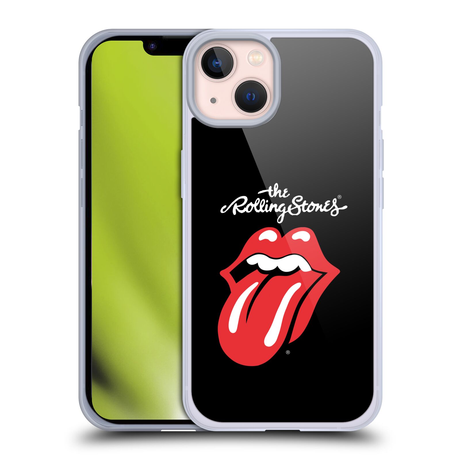 Silikonové pouzdro na mobil Apple iPhone 13 - Head Case - The Rolling Stones - Classic Lick (Silikonový kryt, obal, pouzdro na mobilní telefon Apple iPhone 13 s motivem The Rolling Stones - Classic Lick)