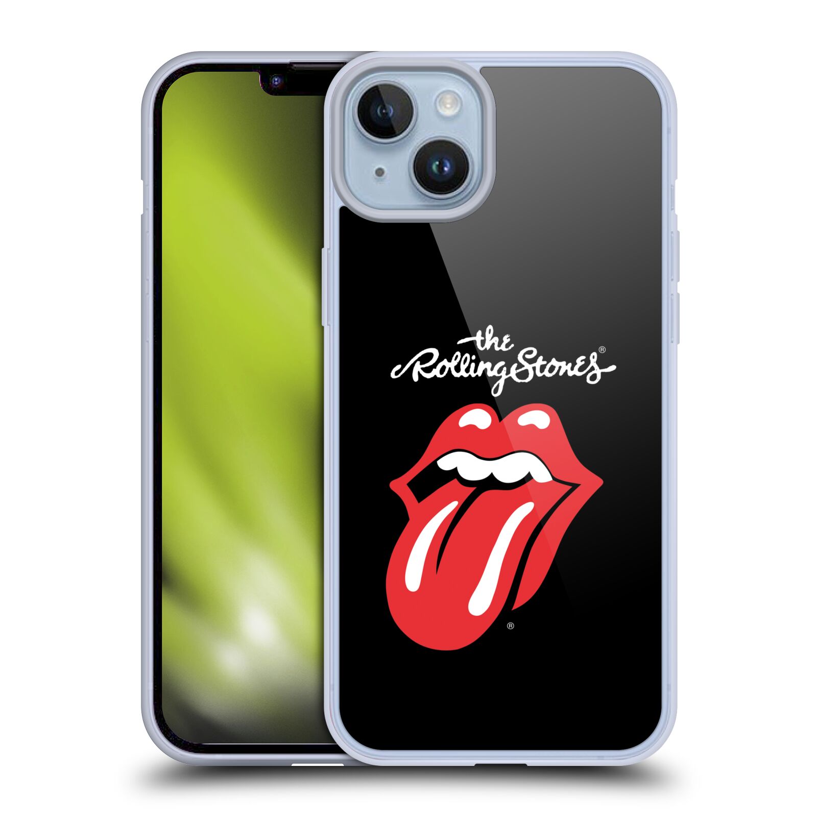 Silikonové pouzdro na mobil Apple iPhone 14 Plus - Head Case - The Rolling Stones - Classic Lick