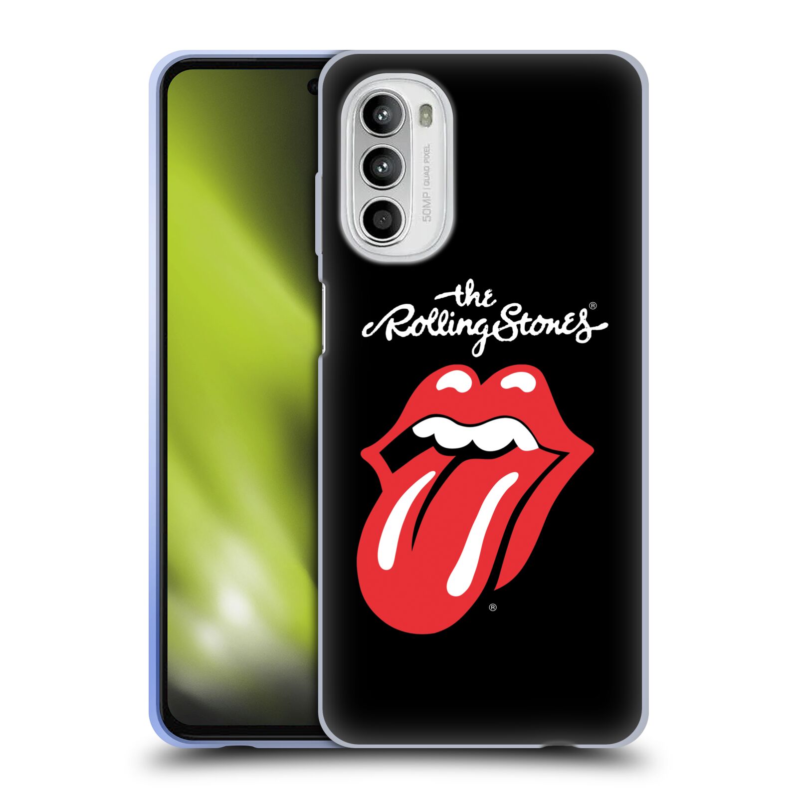 Silikonové pouzdro na mobil Motorola Moto G52 - Head Case - The Rolling Stones - Classic Lick