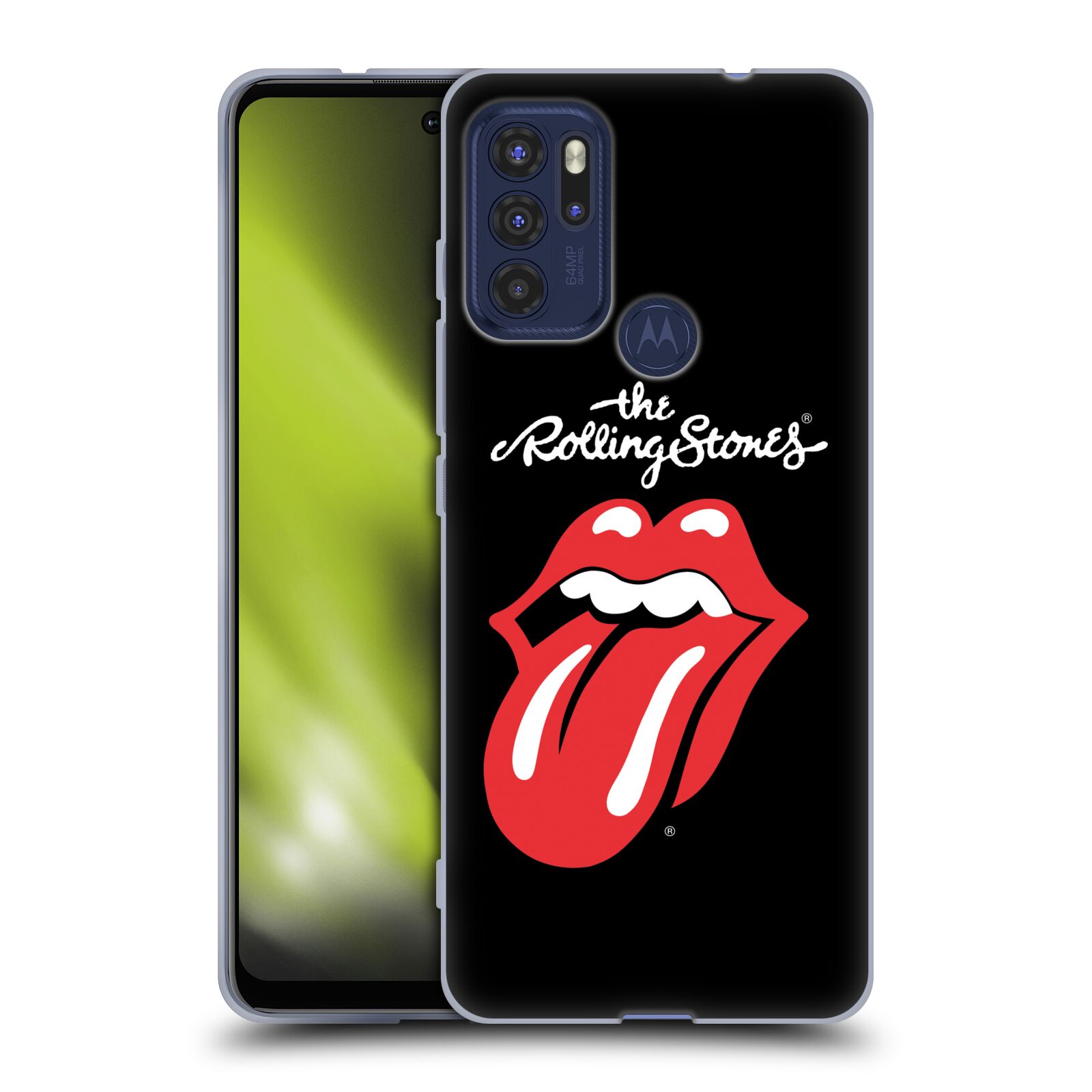 Silikonové pouzdro na mobil Motorola Moto G60s - Head Case - The Rolling Stones - Classic Lick