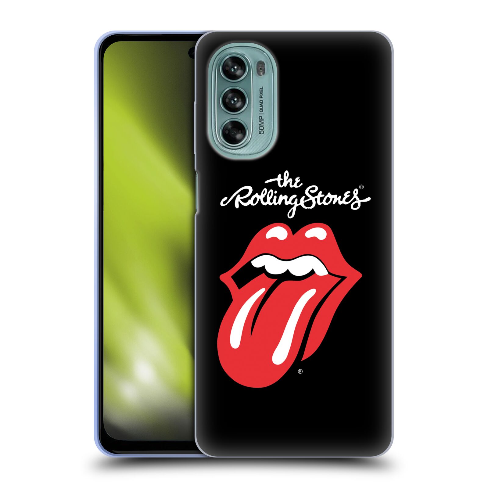 Silikonové pouzdro na mobil Motorola Moto G62 5G - Head Case - The Rolling Stones - Classic Lick