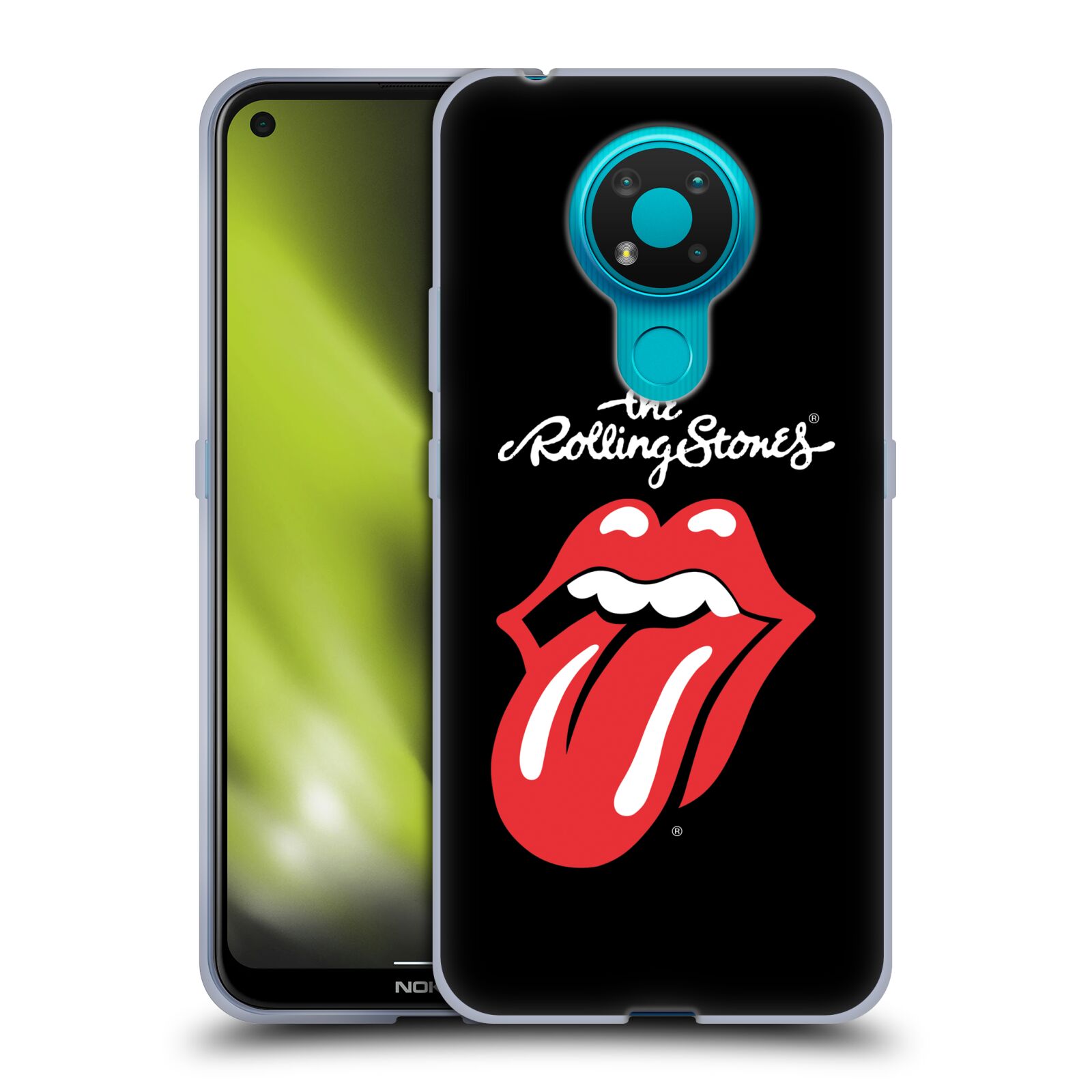 Silikonové pouzdro na mobil Nokia 3.4 - Head Case - The Rolling Stones - Classic Lick