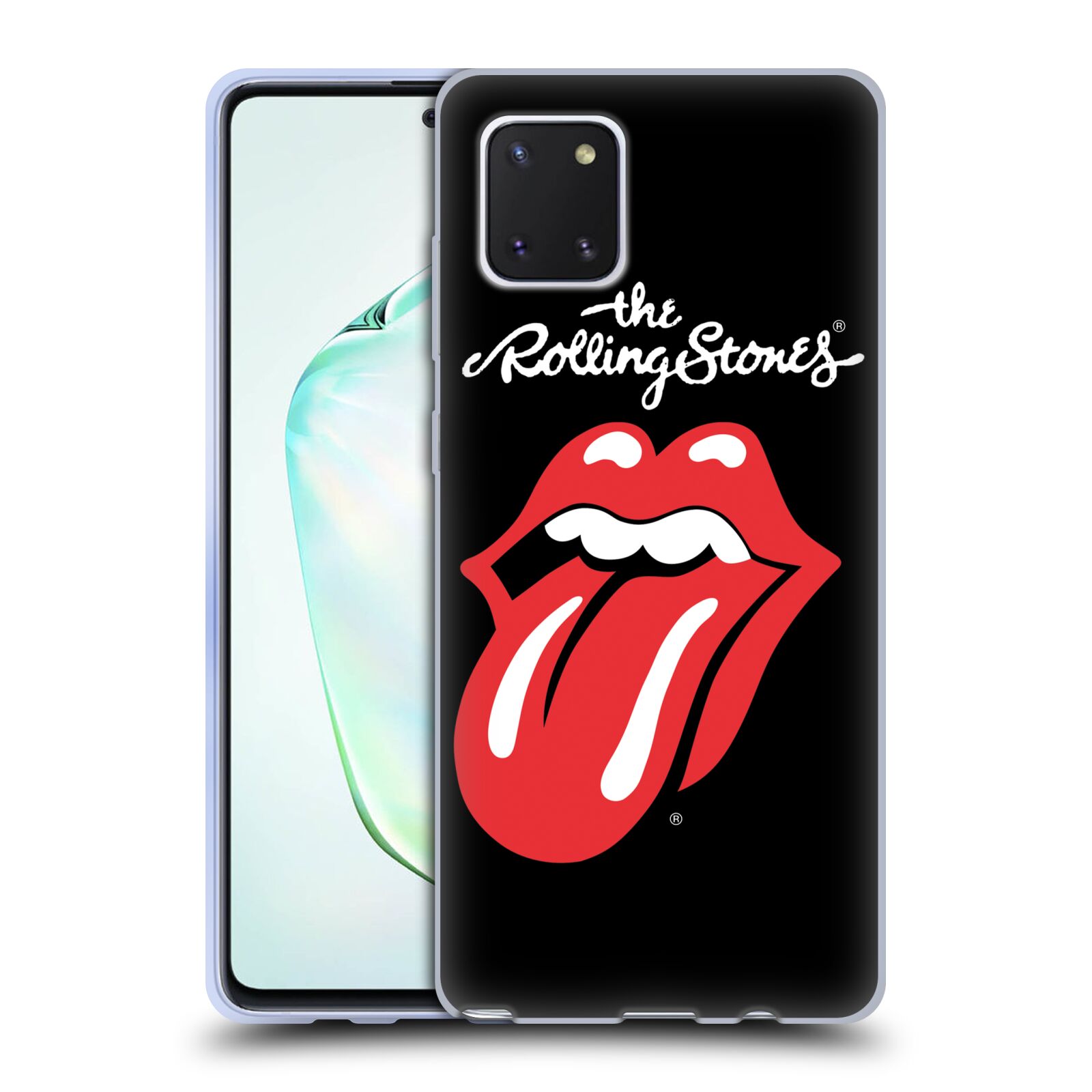 Silikonové pouzdro na mobil Samsung Galaxy Note 10 Lite - Head Case - The Rolling Stones - Classic Lick