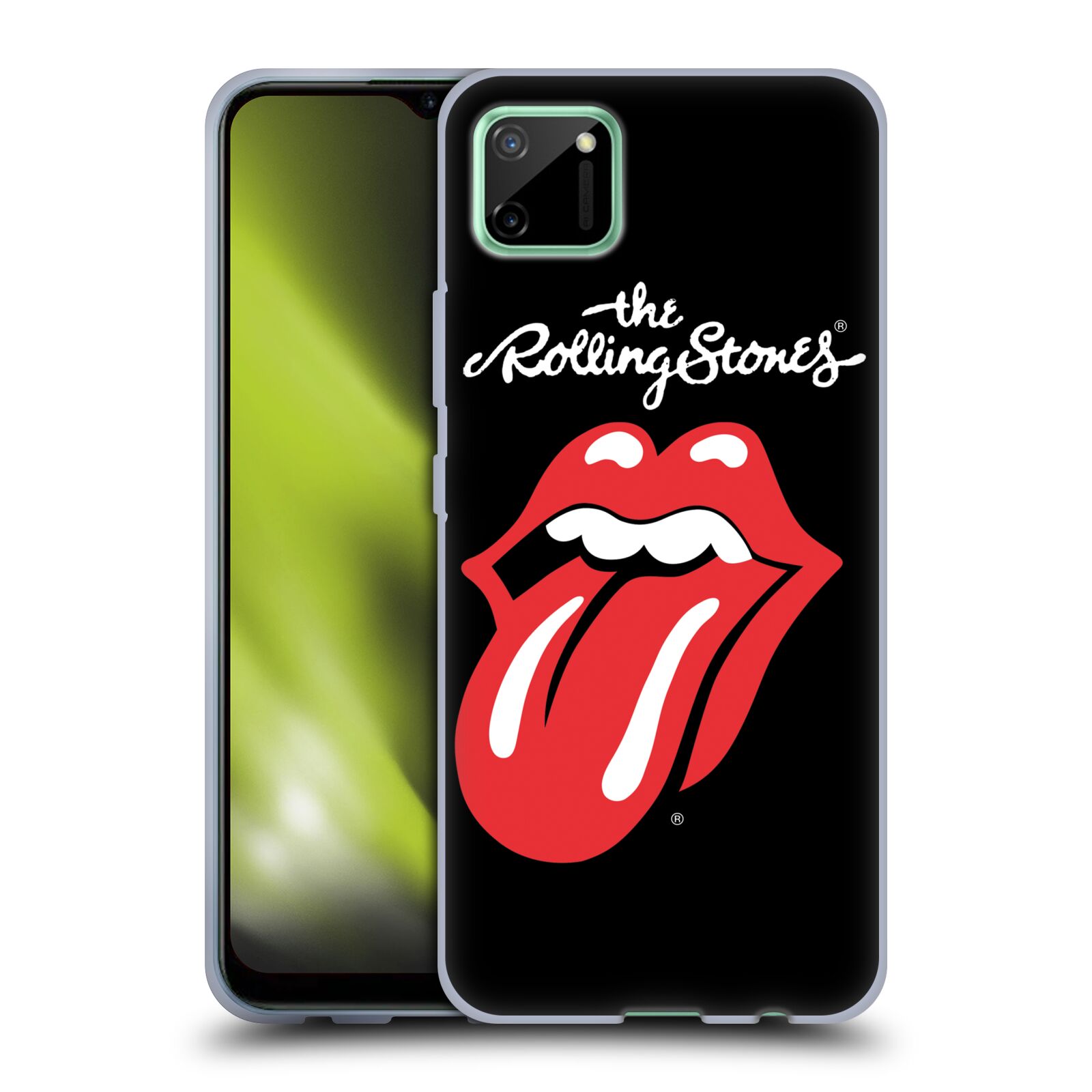 Silikonové pouzdro na mobil Realme C11 - Head Case - The Rolling Stones - Classic Lick