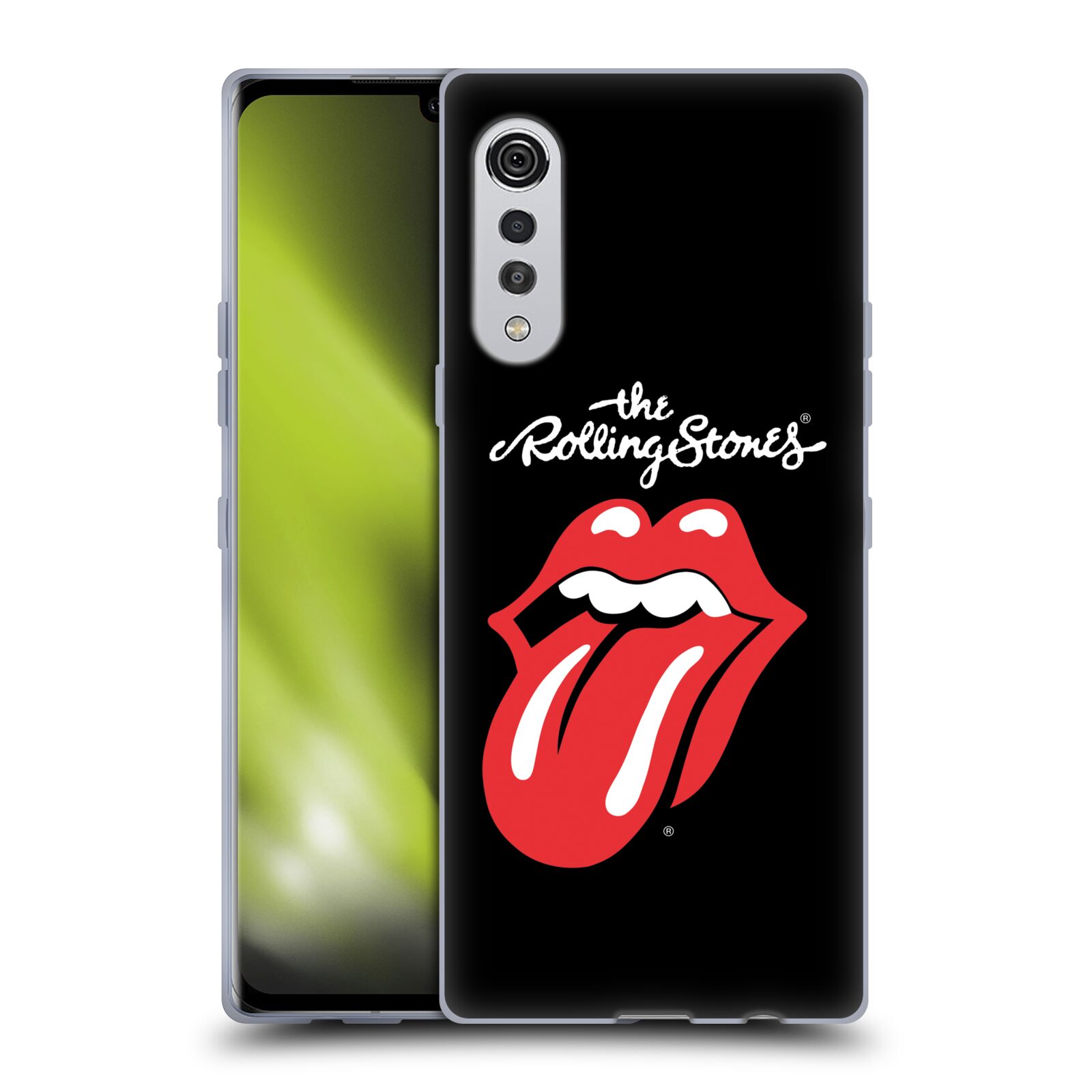 Silikonové pouzdro na mobil LG Velvet - Head Case - The Rolling Stones - Classic Lick
