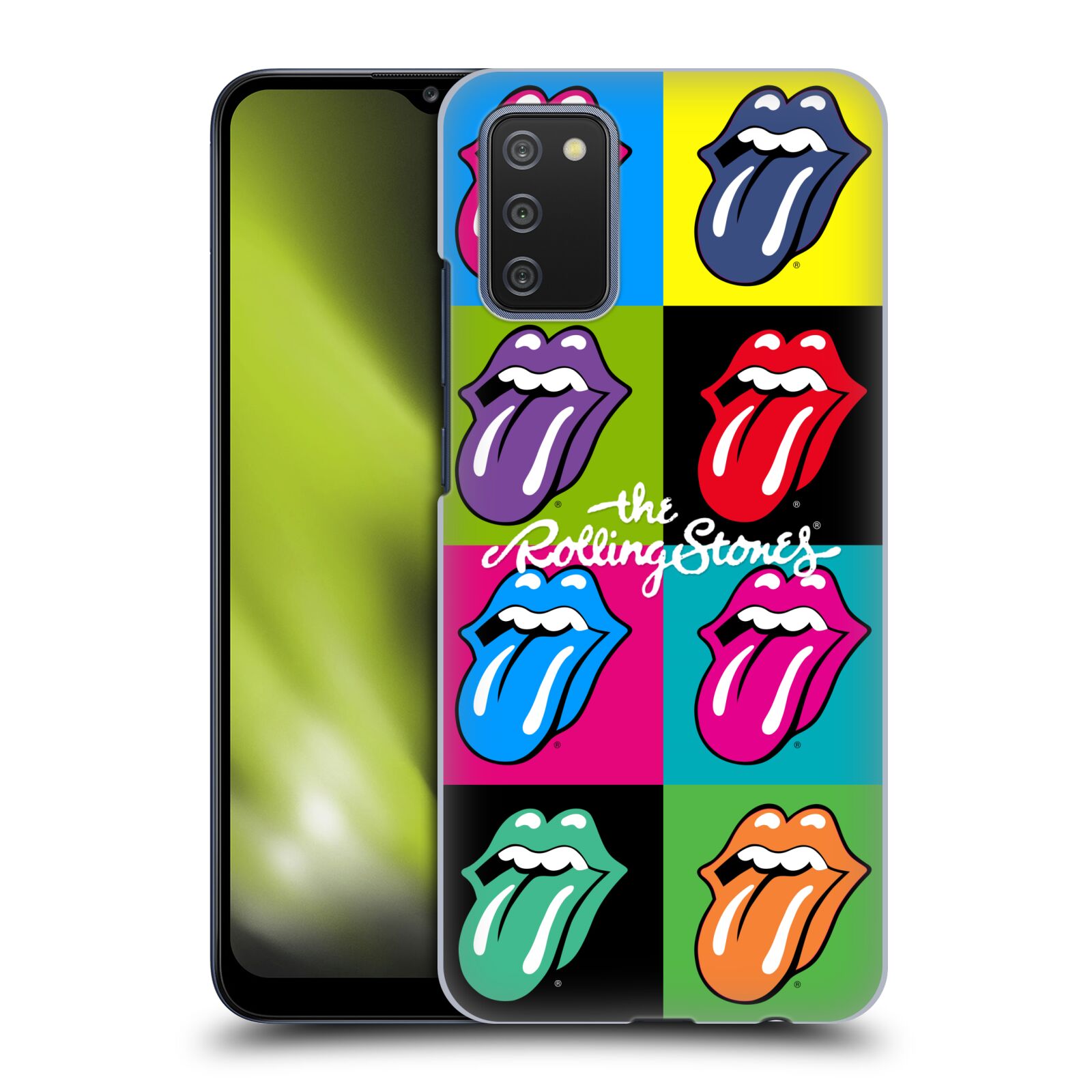 Plastové pouzdro na mobil Samsung Galaxy A02s - Head Case - The Rolling Stones - Pop Art Vyplazené Jazyky