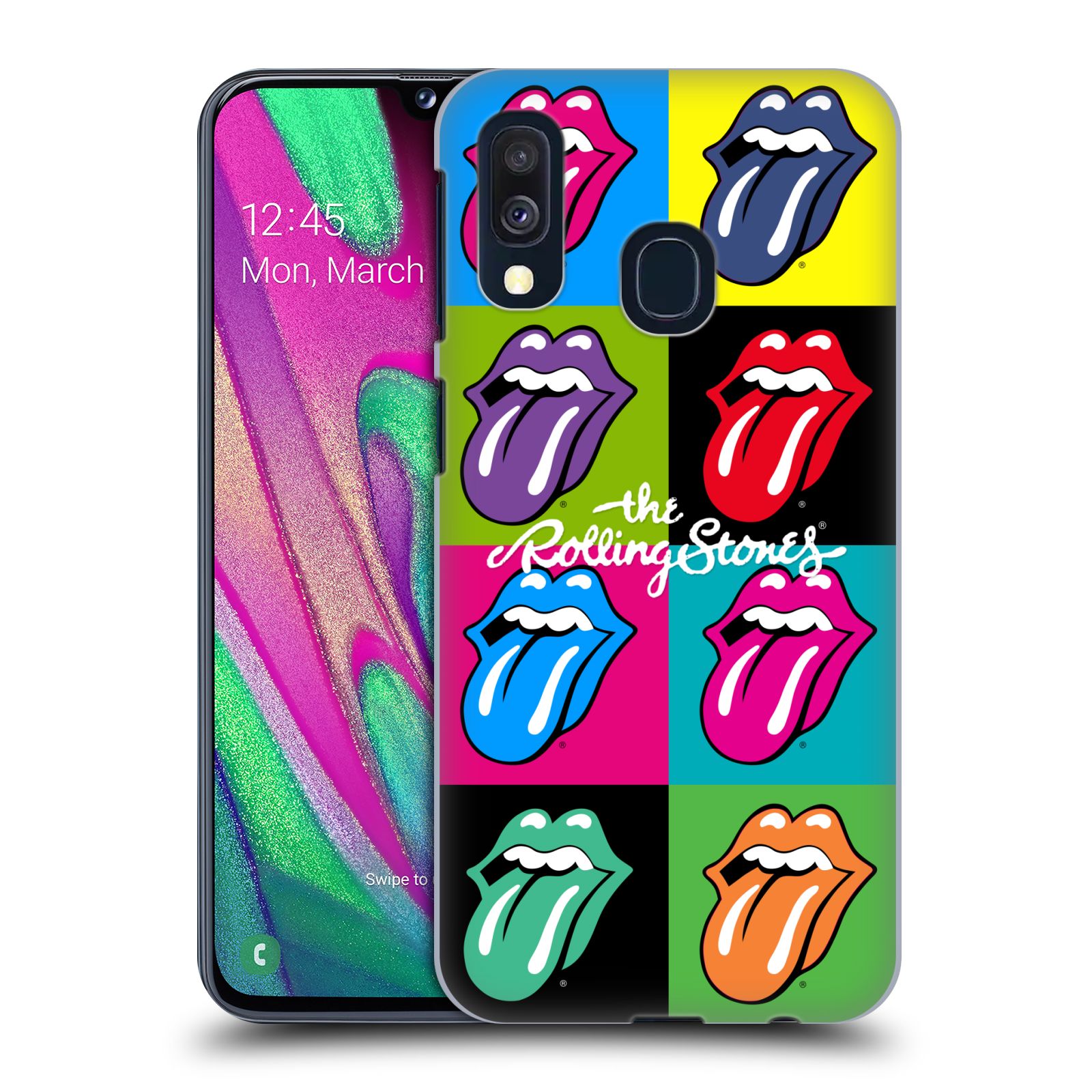 Plastové pouzdro na mobil Samsung Galaxy A40 - Head Case - The Rolling Stones - Pop Art Vyplazené Jazyky