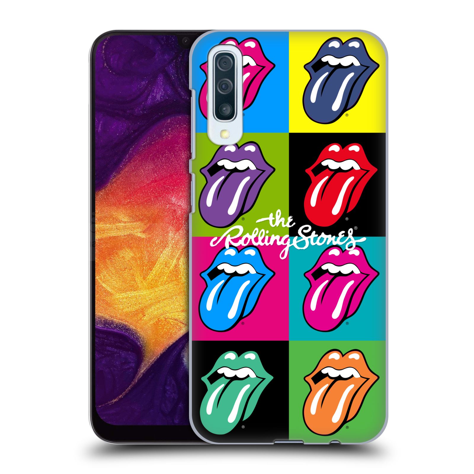 Plastové pouzdro na mobil Samsung Galaxy A50 / A30s - Head Case - The Rolling Stones - Pop Art Vyplazené Jazyky