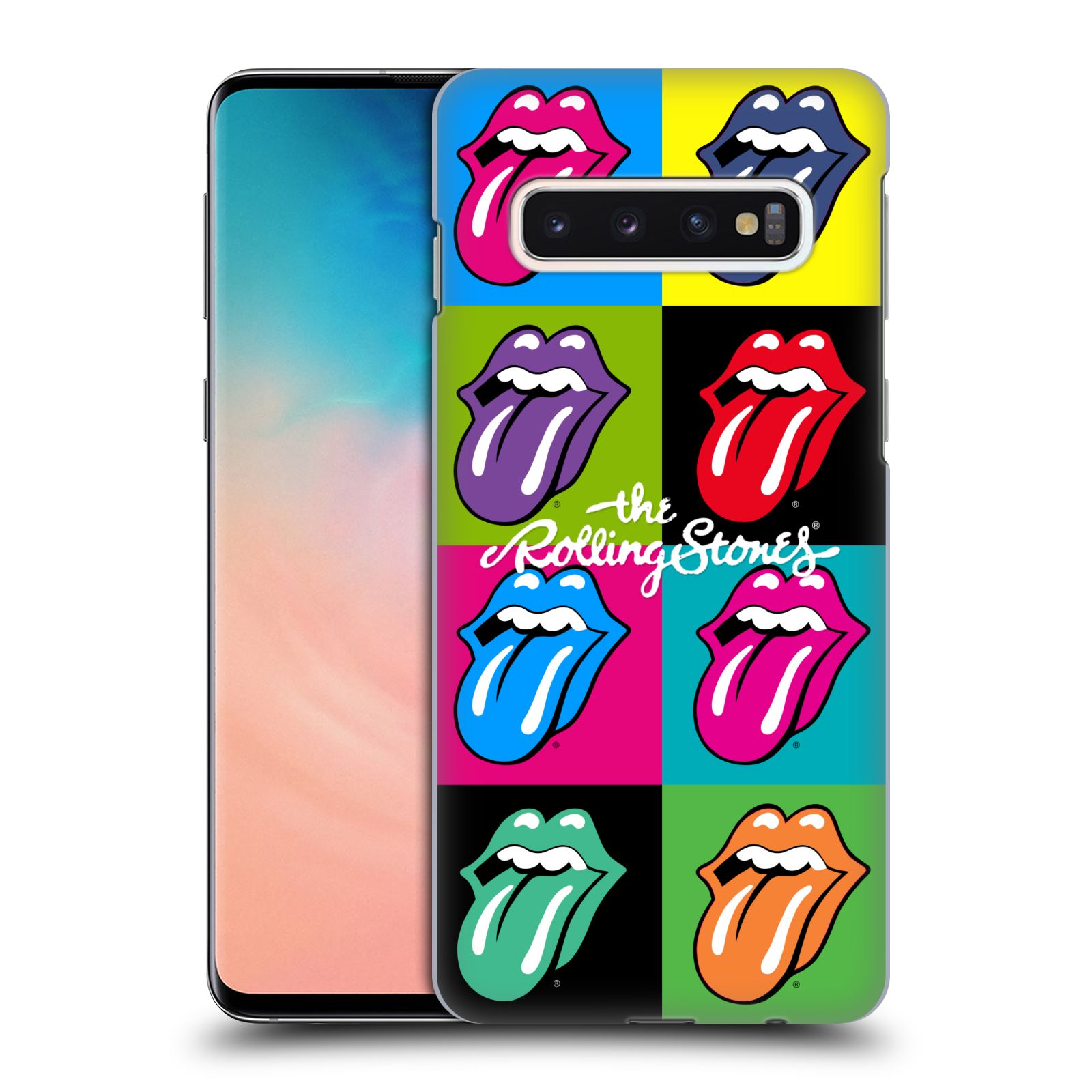 Plastové pouzdro na mobil Samsung Galaxy S10 - Head Case - The Rolling Stones - Pop Art Vyplazené Jazyky