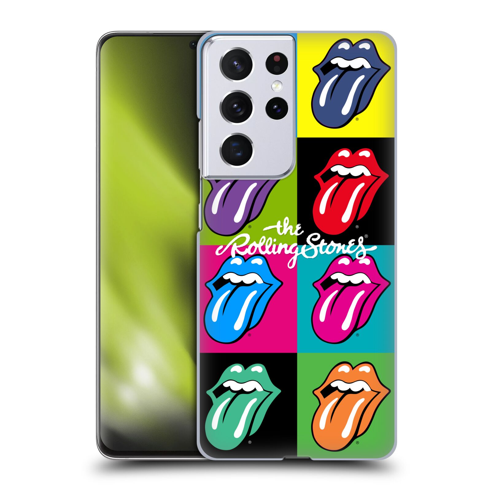 Plastové pouzdro na mobil Samsung Galaxy S21 Ultra 5G - Head Case - The Rolling Stones - Pop Art Vyplazené Jazyky