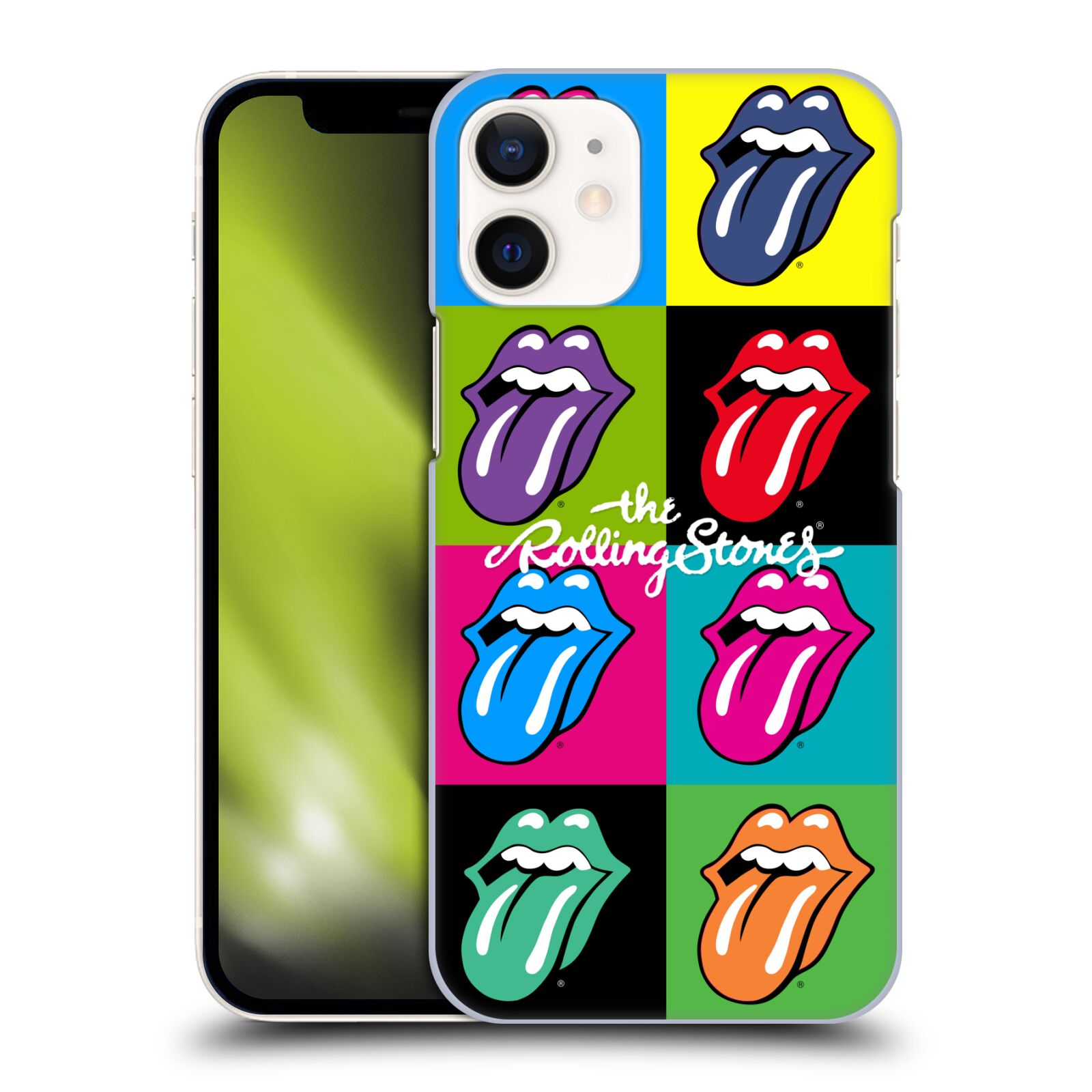 Plastové pouzdro na mobil Apple iPhone 12 Mini - Head Case - The Rolling Stones - Pop Art Vyplazené Jazyky