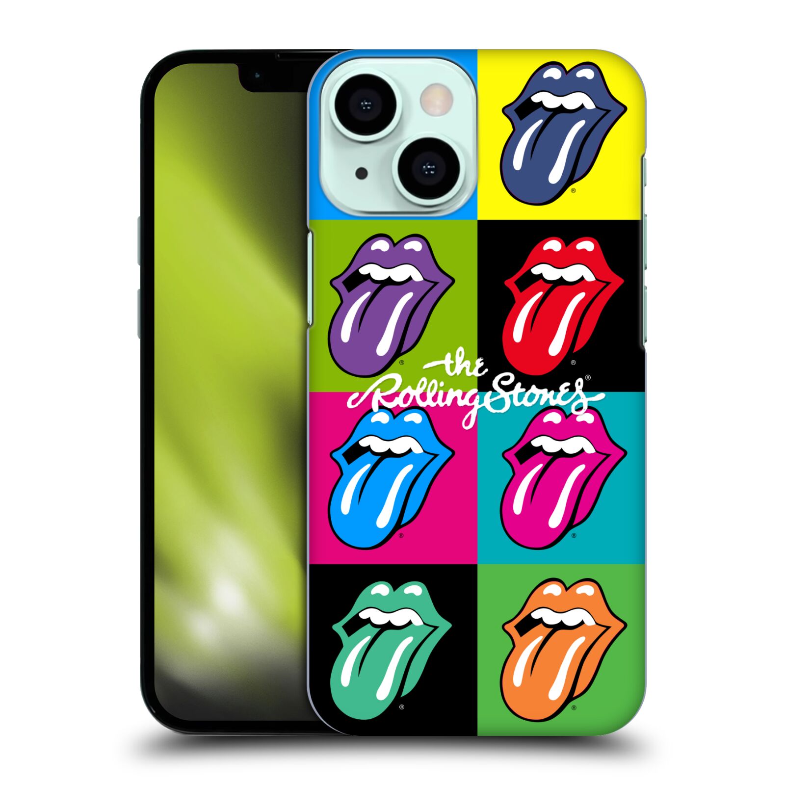 Plastové pouzdro na mobil Apple iPhone 13 Mini - Head Case - The Rolling Stones - Pop Art Vyplazené Jazyky