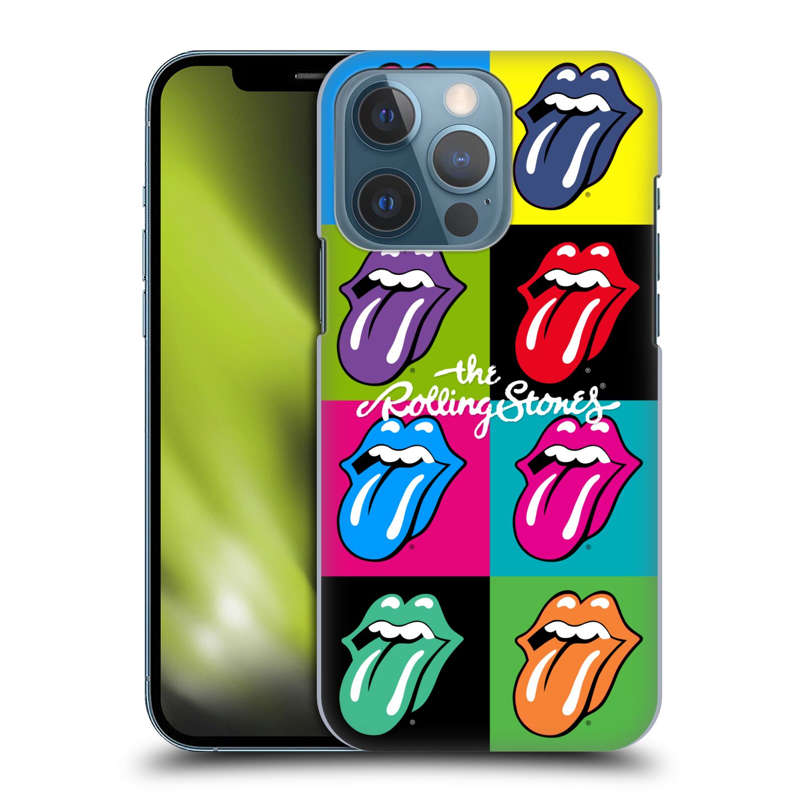 Plastové pouzdro na mobil Apple iPhone 13 Pro - Head Case - The Rolling Stones - Pop Art Vyplazené Jazyky