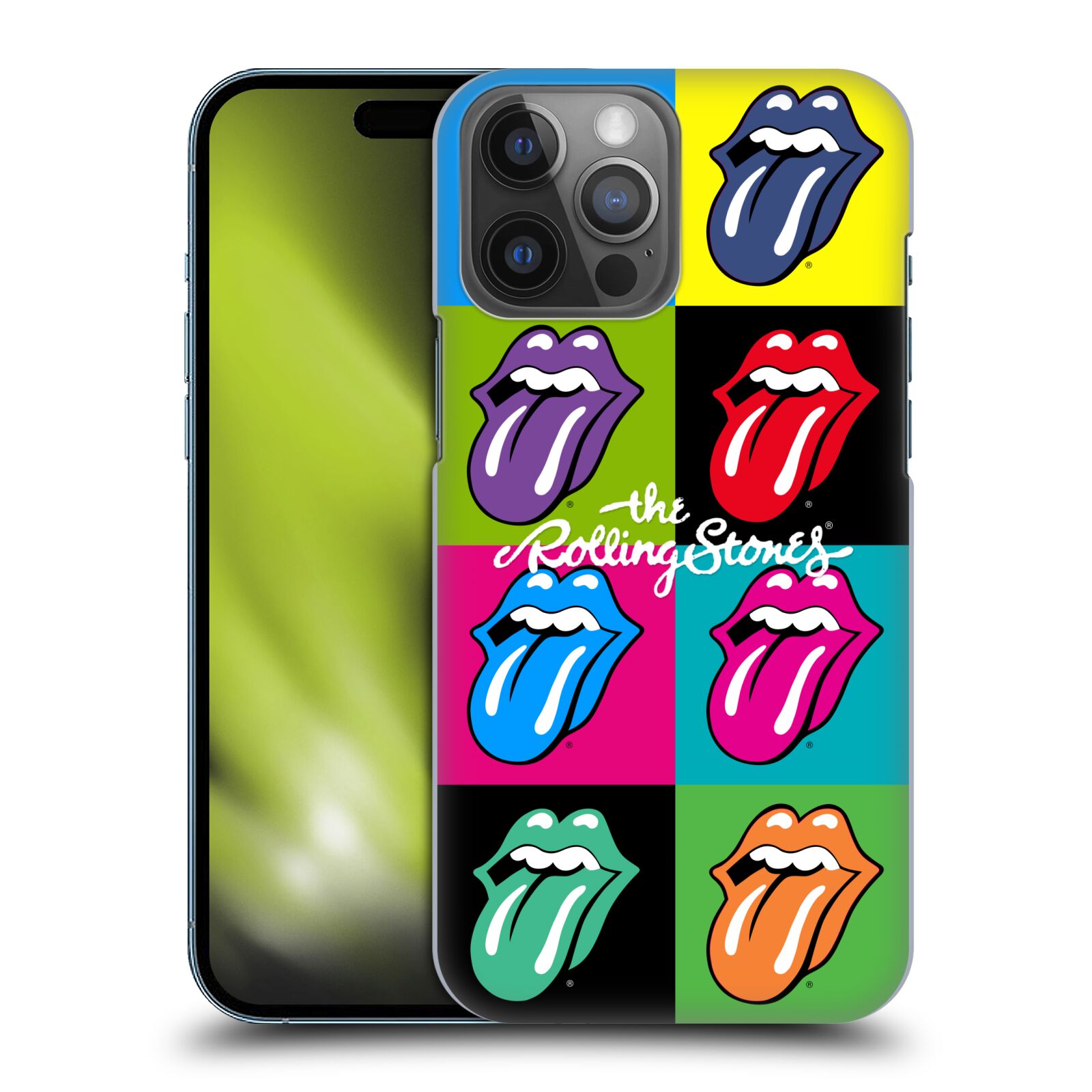 Plastové pouzdro na mobil Apple iPhone 14 Pro Max - Head Case - The Rolling Stones - Pop Art Vyplazené Jazyky