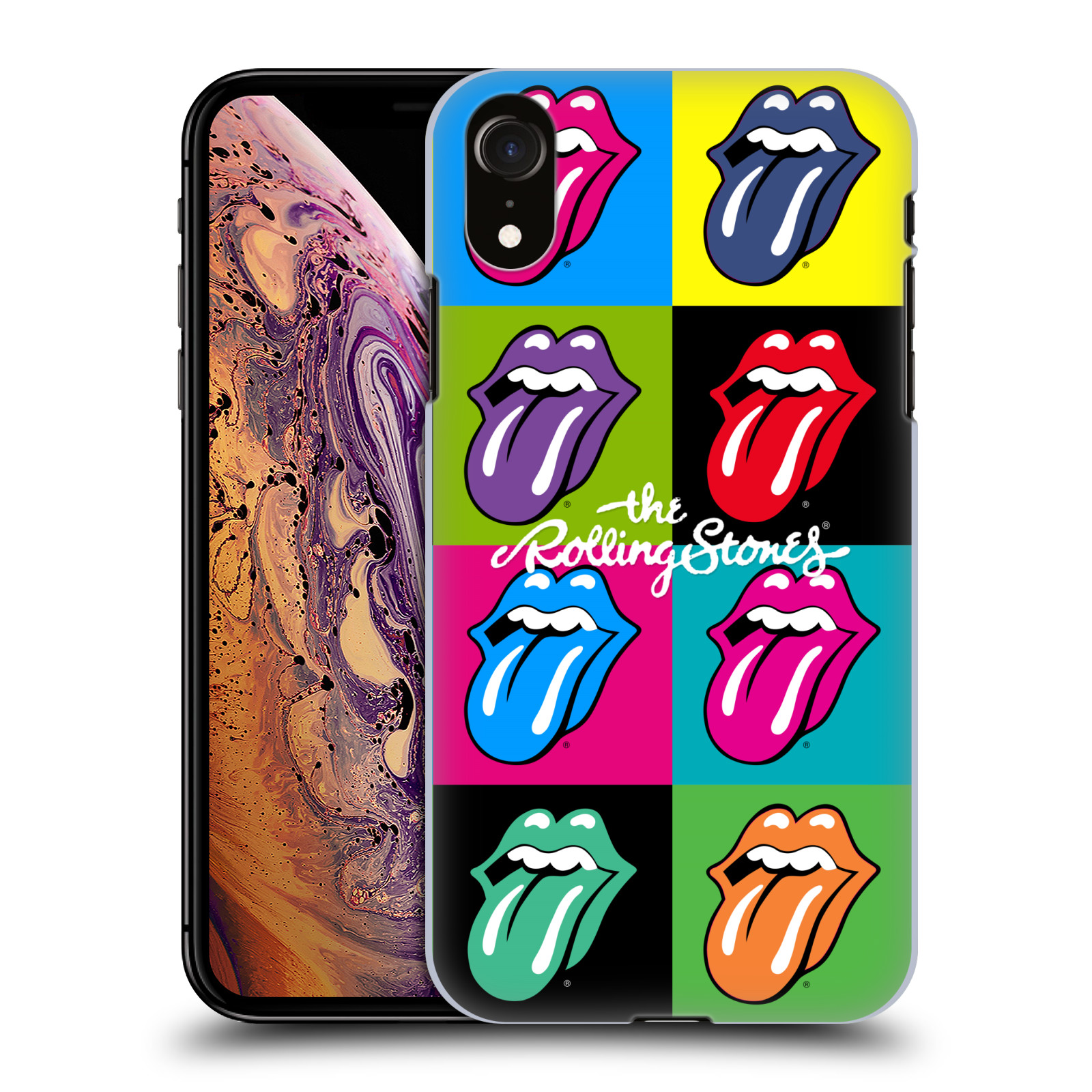 Plastové pouzdro na mobil Apple iPhone XR - Head Case - The Rolling Stones - Pop Art Vyplazené Jazyky