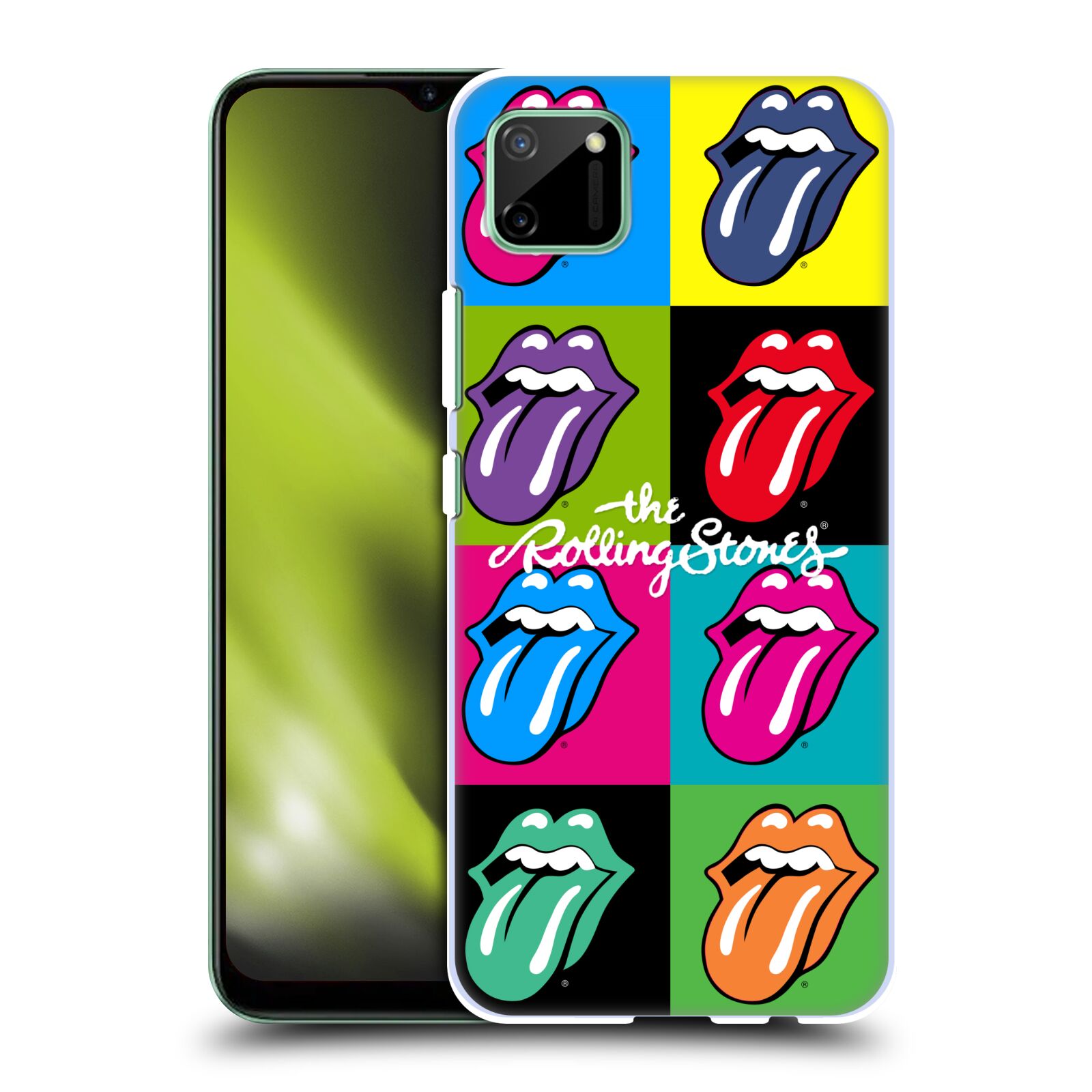 Plastové pouzdro na mobil Realme C11 - Head Case - The Rolling Stones - Pop Art Vyplazené Jazyky