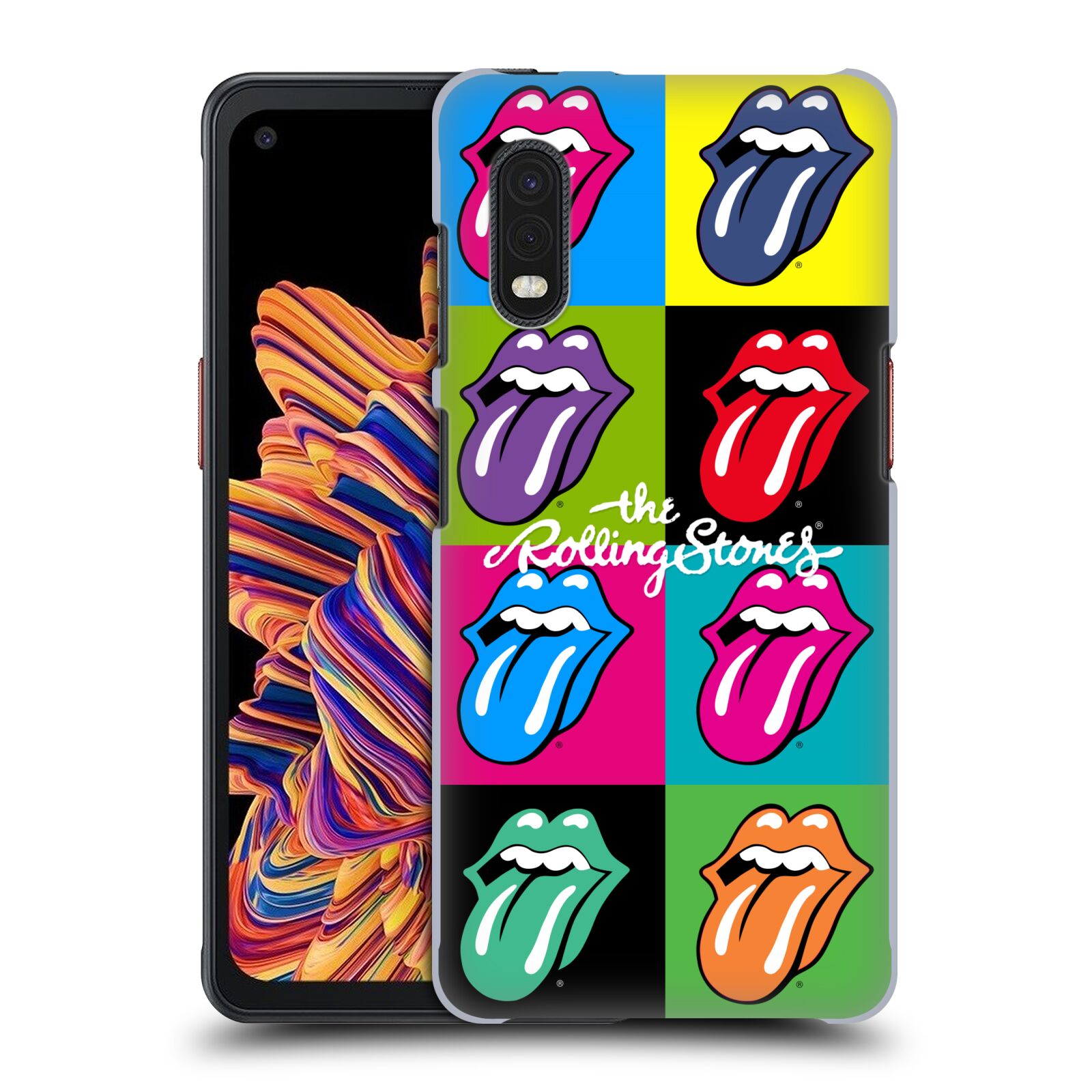 Plastové pouzdro na mobil Samsung Galaxy Xcover Pro - Head Case - The Rolling Stones - Pop Art Vyplazené Jazyky