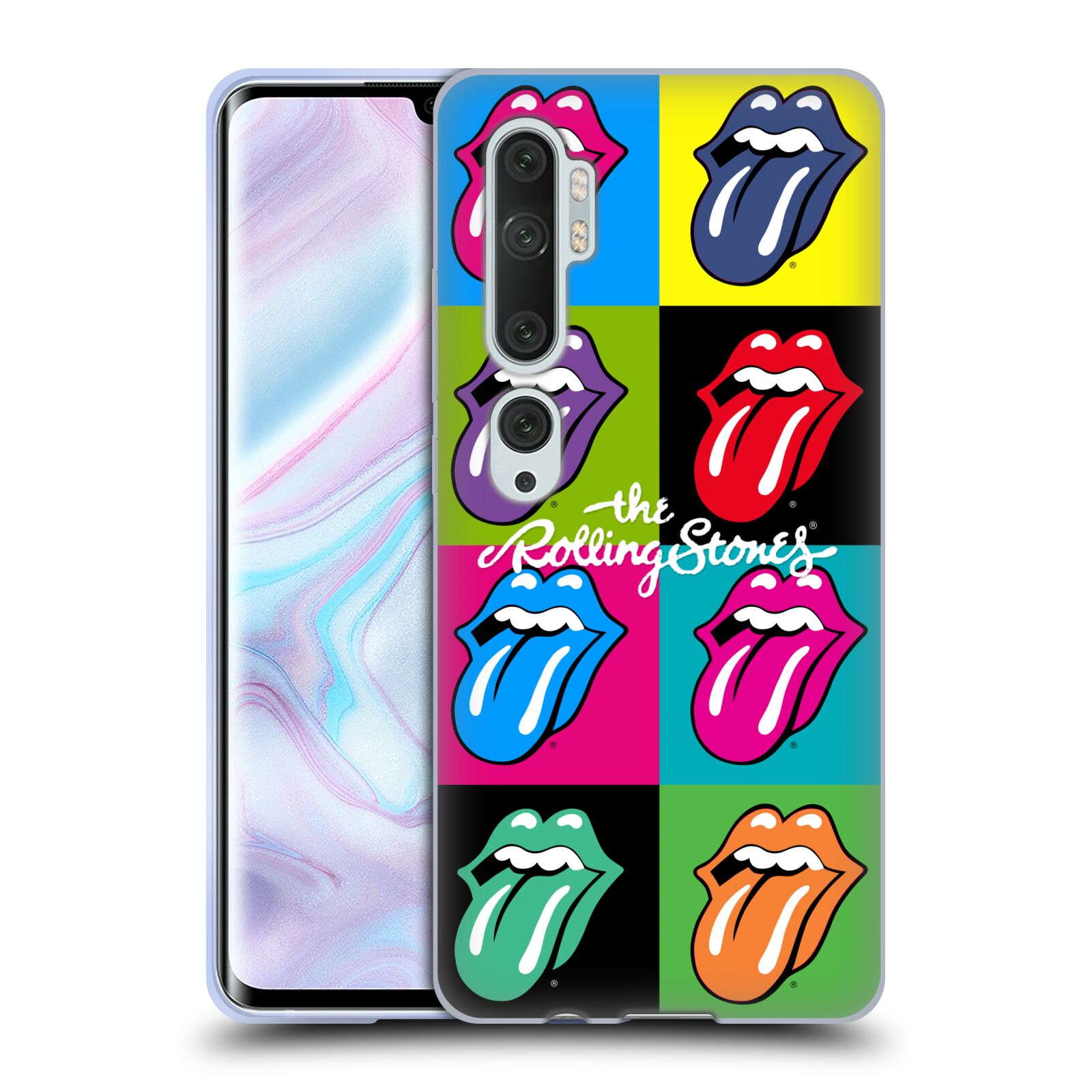 Silikonové pouzdro na mobil Xiaomi Mi Note 10 / 10 Pro - Head Case - The Rolling Stones - Pop Art Vyplazené Jazyky