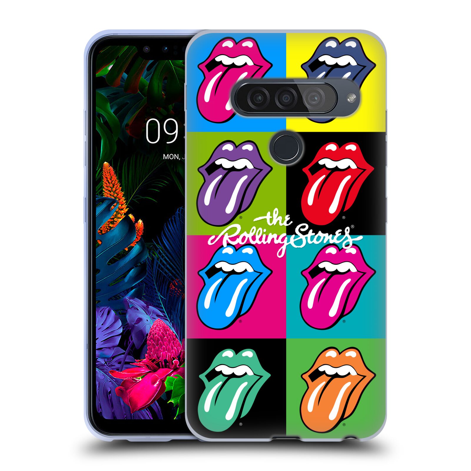 Silikonové pouzdro na mobil LG G8s ThinQ - Head Case - The Rolling Stones - Pop Art Vyplazené Jazyky