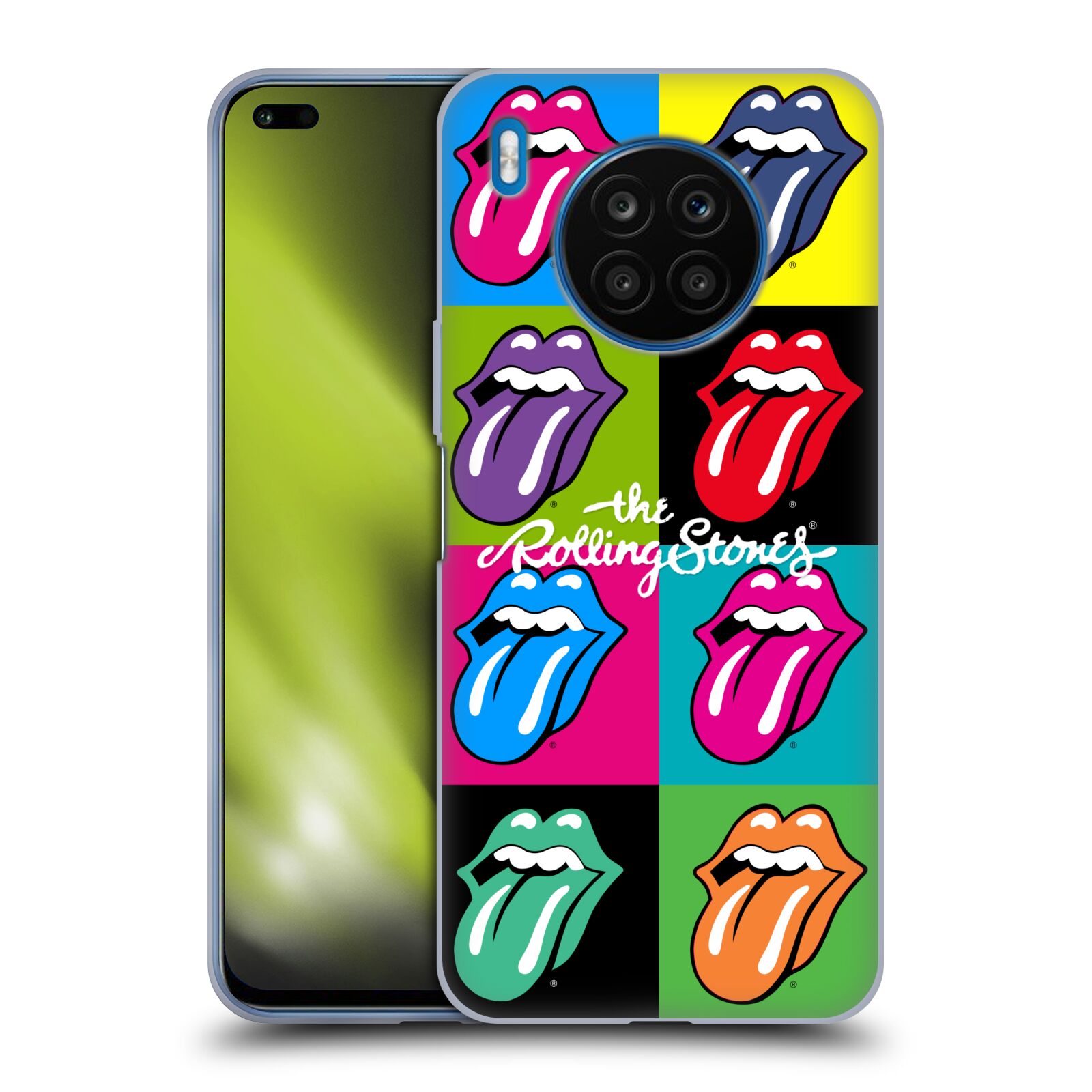 Silikonové pouzdro na mobil Huawei Nova 8i / Honor 50 Lite - Head Case - The Rolling Stones - Pop Art Vyplazené Jazyky
