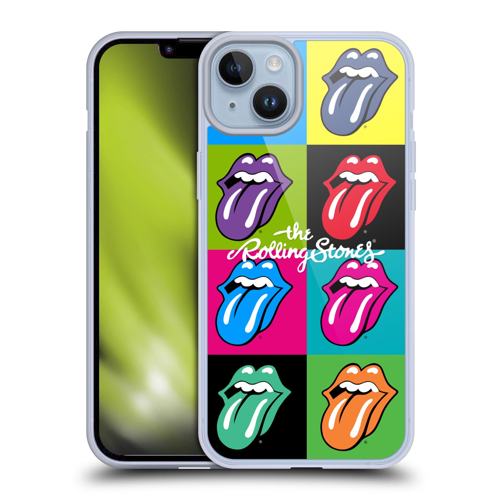 Silikonové pouzdro na mobil Apple iPhone 14 Plus - Head Case - The Rolling Stones - Pop Art Vyplazené Jazyky