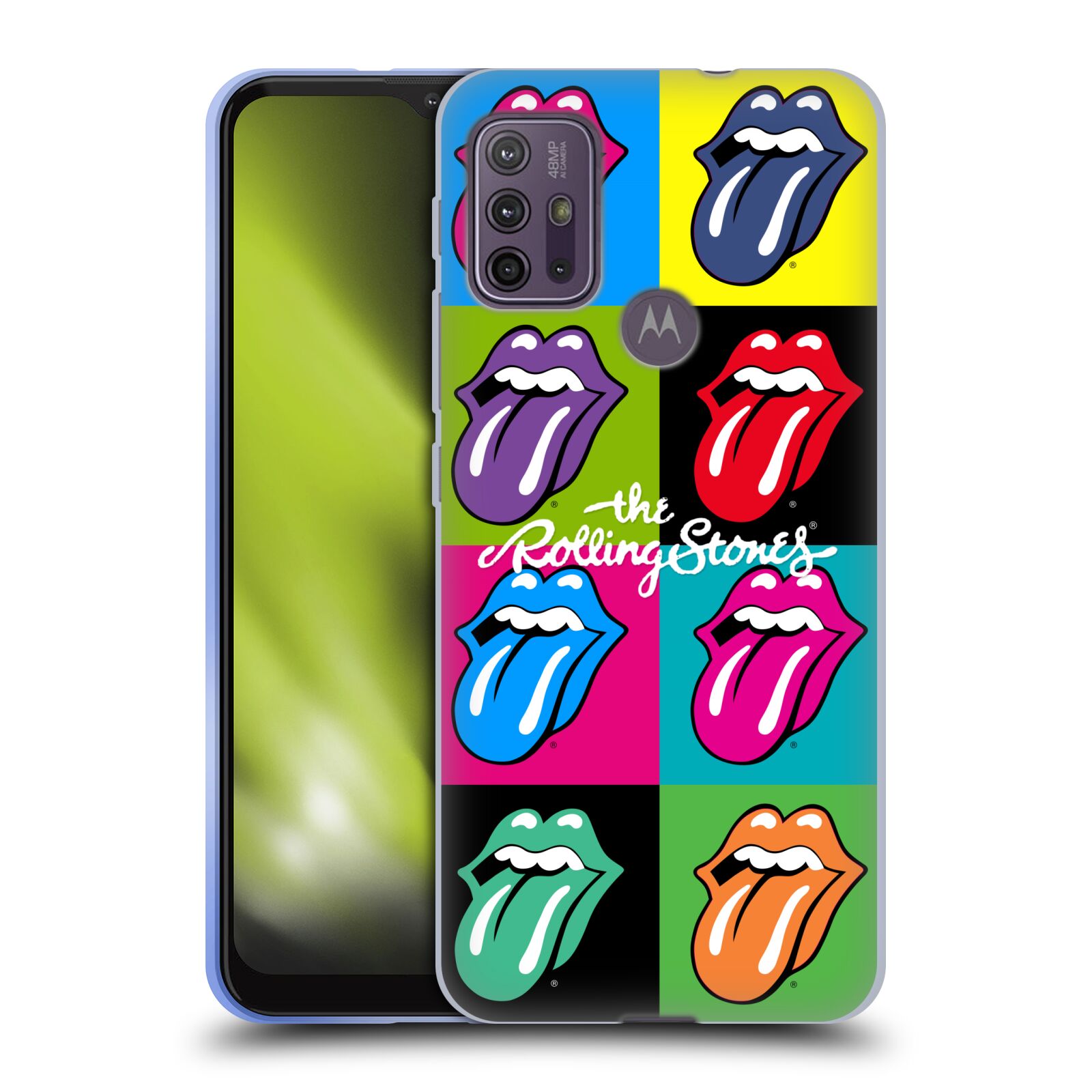 Silikonové pouzdro na mobil Motorola Moto G10 / G30 - Head Case - The Rolling Stones - Pop Art Vyplazené Jazyky