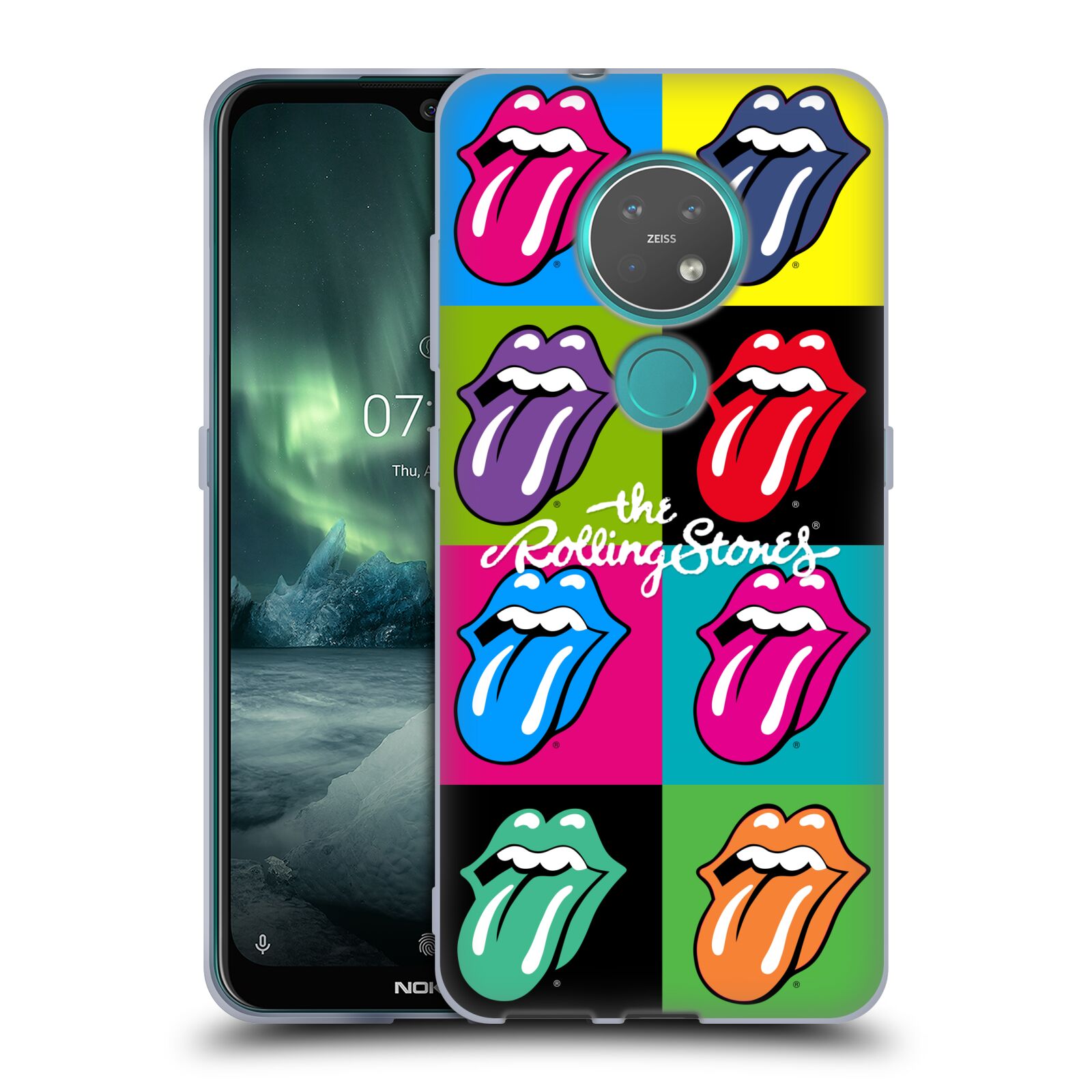 Silikonové pouzdro na mobil Nokia 7.2 - Head Case - The Rolling Stones - Pop Art Vyplazené Jazyky