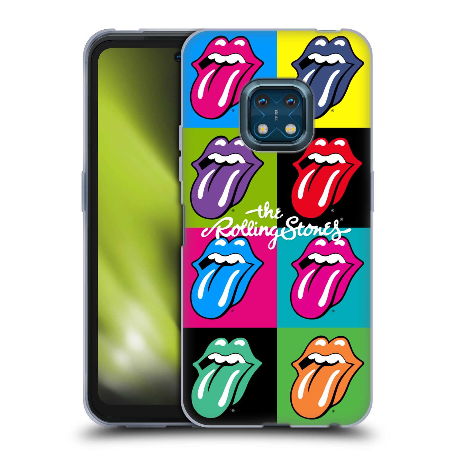 Silikonové pouzdro na mobil Nokia XR20 - Head Case - The Rolling Stones - Pop Art Vyplazené Jazyky