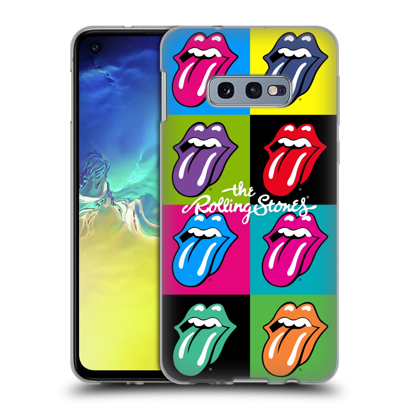 Silikonové pouzdro na mobil Samsung Galaxy S10e - Head Case - The Rolling Stones - Pop Art Vyplazené Jazyky (Silikonový kryt, obal, pouzdro na mobilní telefon Samsung Galaxy S10e SM-G970 s motivem The Rolling Stones - Pop Art Vyplazené Jazyky)