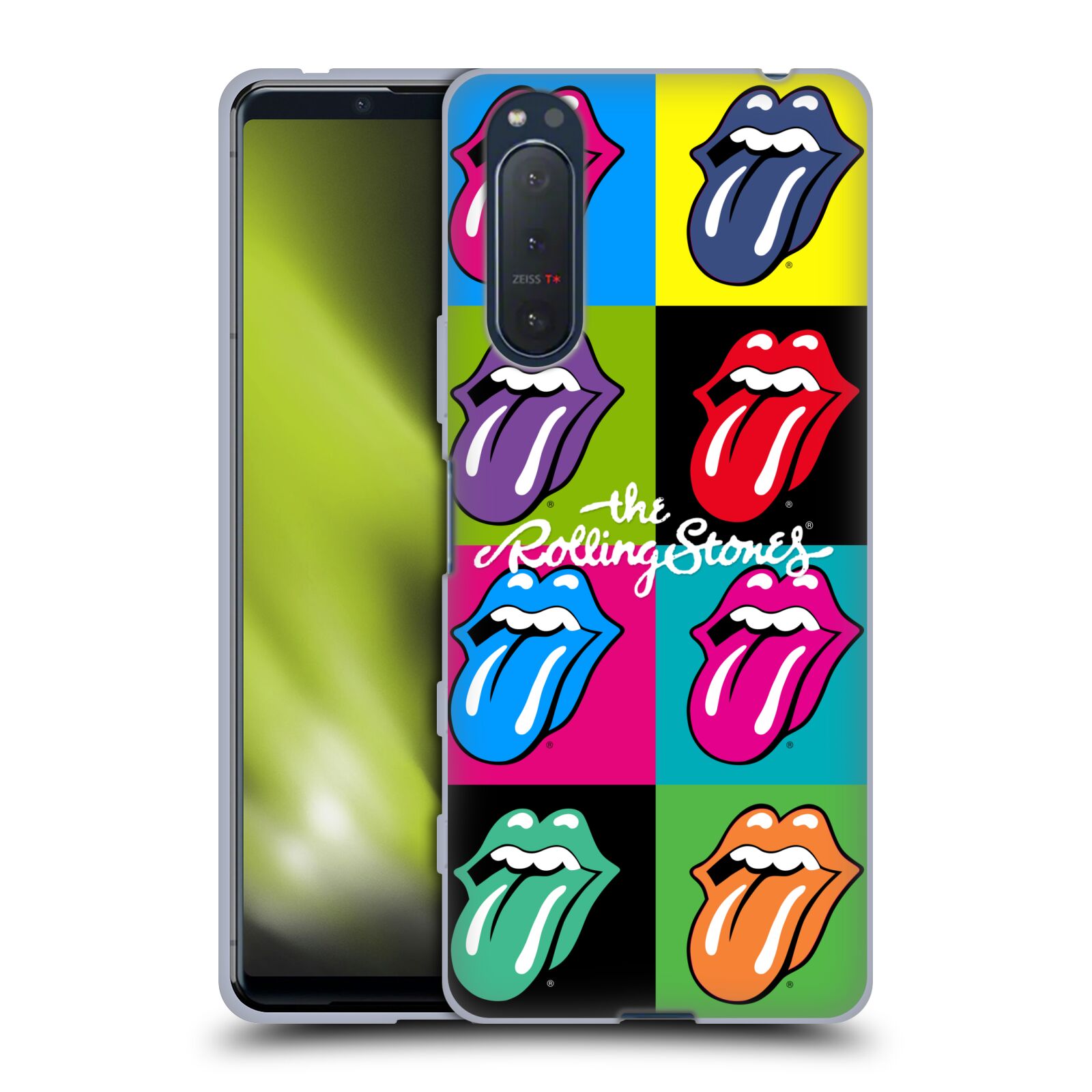 Silikonové pouzdro na mobil Sony Xperia 5 II - Head Case - The Rolling Stones - Pop Art Vyplazené Jazyky