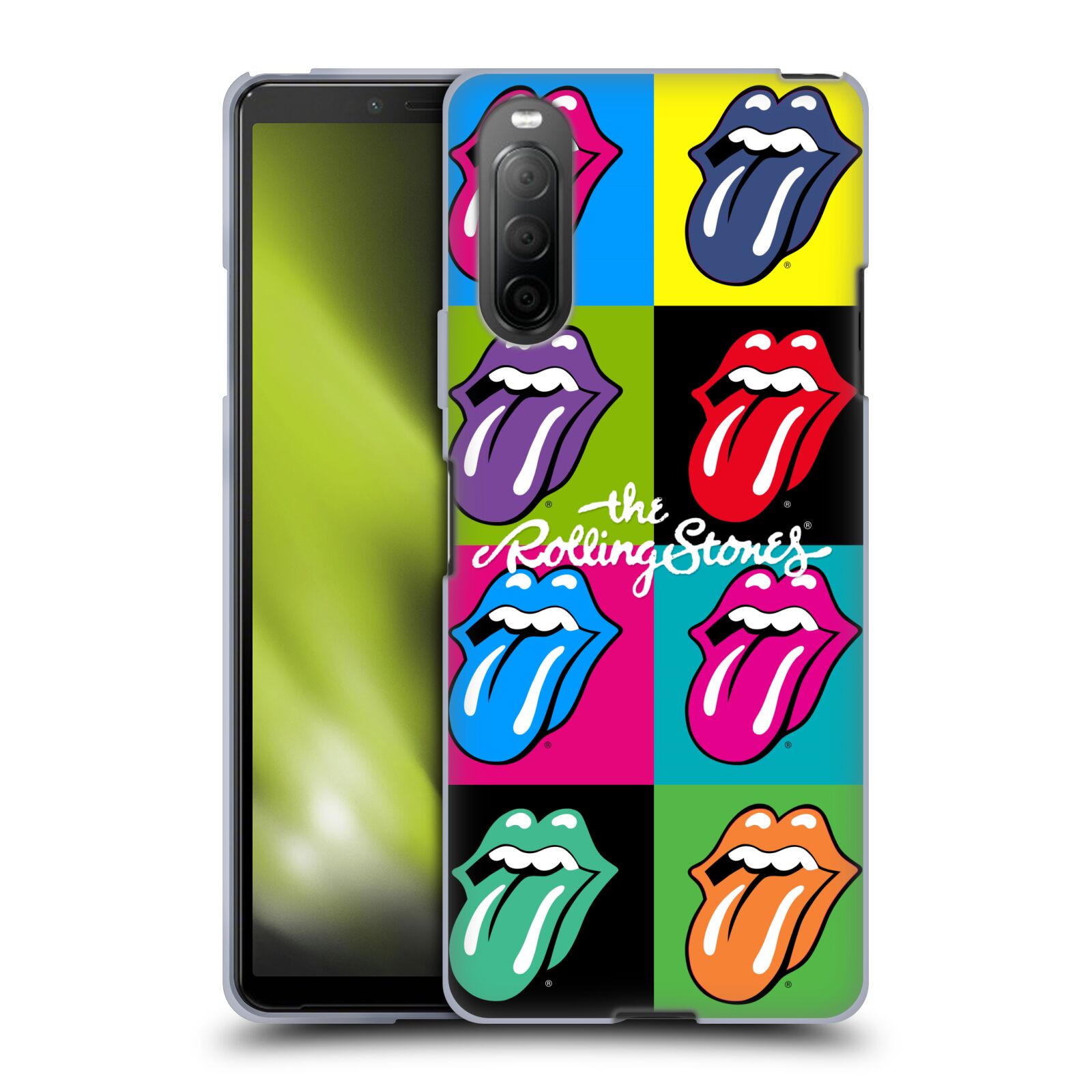 Silikonové pouzdro na mobil Sony Xperia 10 II - Head Case - The Rolling Stones - Pop Art Vyplazené Jazyky