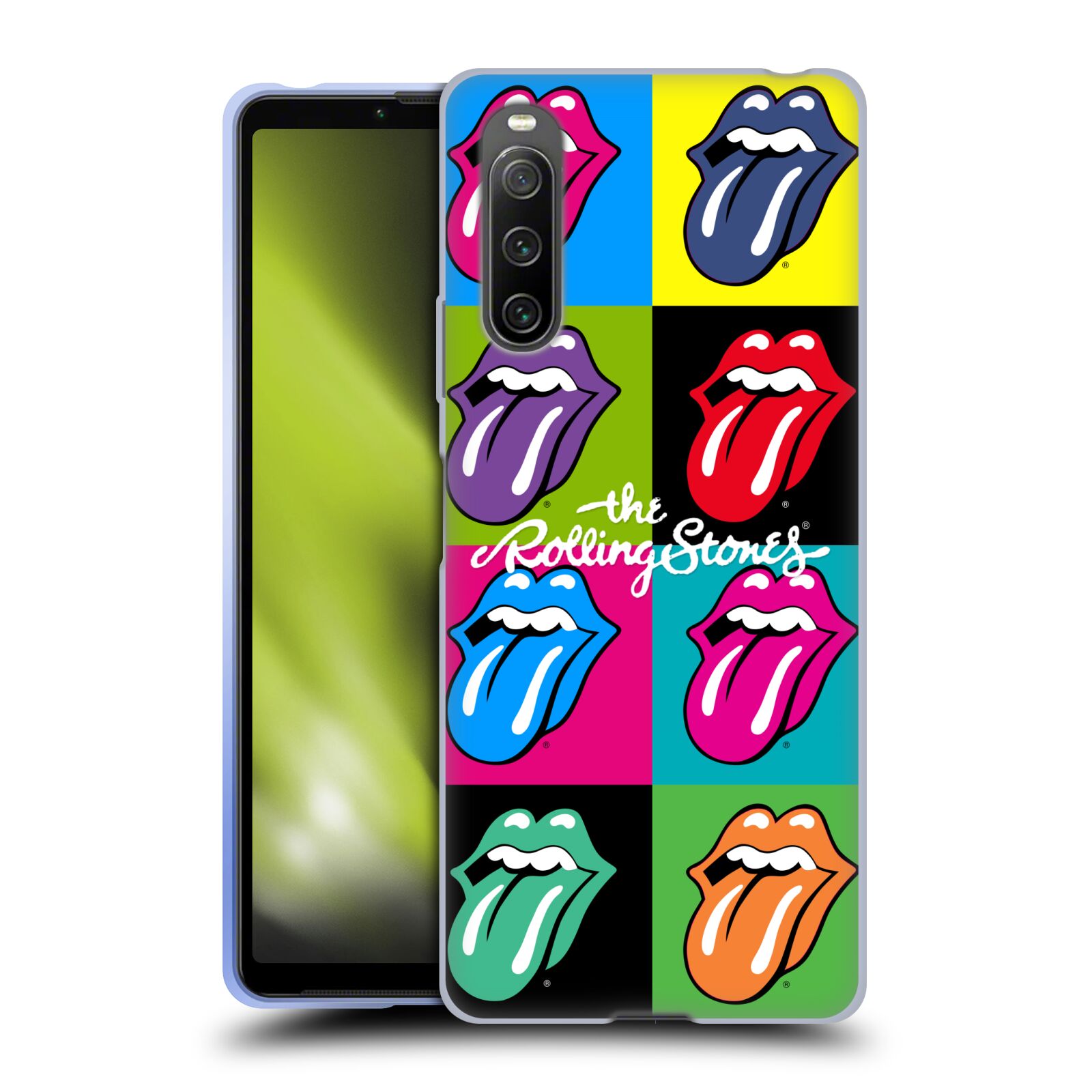 Silikonové pouzdro na mobil Sony Xperia 10 IV - Head Case - The Rolling Stones - Pop Art Vyplazené Jazyky