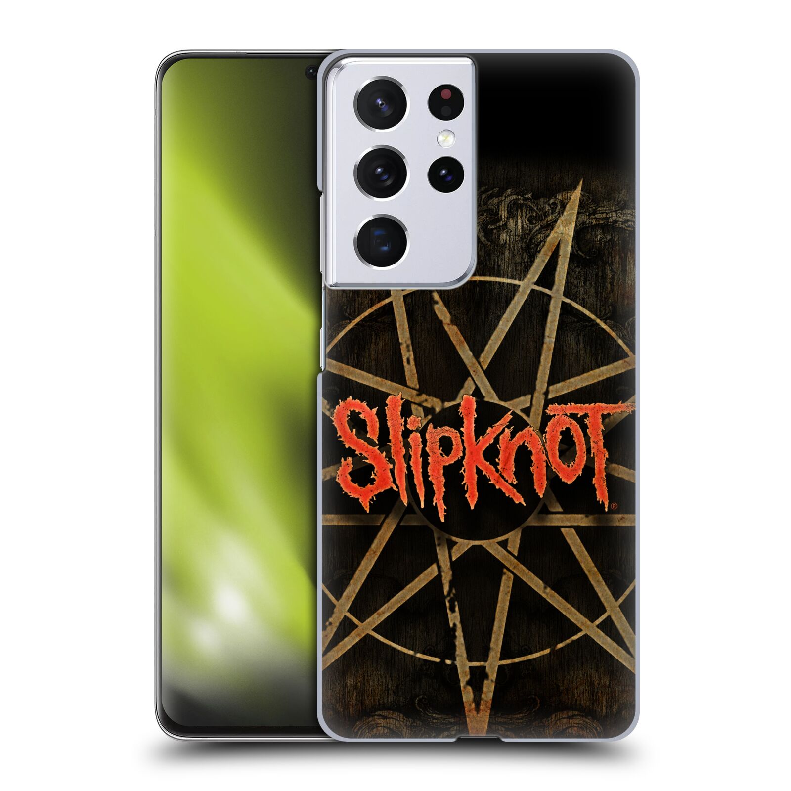 Plastové pouzdro na mobil Samsung Galaxy S21 Ultra 5G - Head Case - Slipknot - Znak (Plastový kryt, pouzdro, obal na mobilní telefon Samsung Galaxy S21 Ultra 5G G998B s motivem Slipknot - Znak)