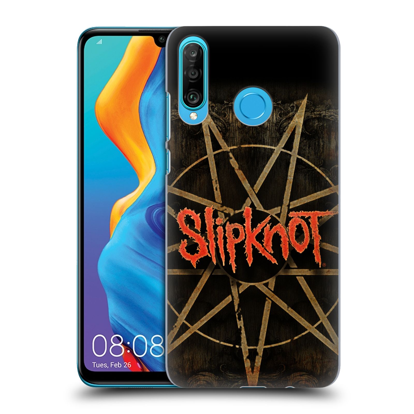 Plastové pouzdro na mobil Huawei P30 Lite - Head Case - Slipknot - Znak (Plastový kryt, pouzdro, obal na mobilní telefon Huawei P30 Lite Dual Sim (MAR-L01A, MAR-L21A, MAR-LX1A) s motivem Slipknot - Znak)