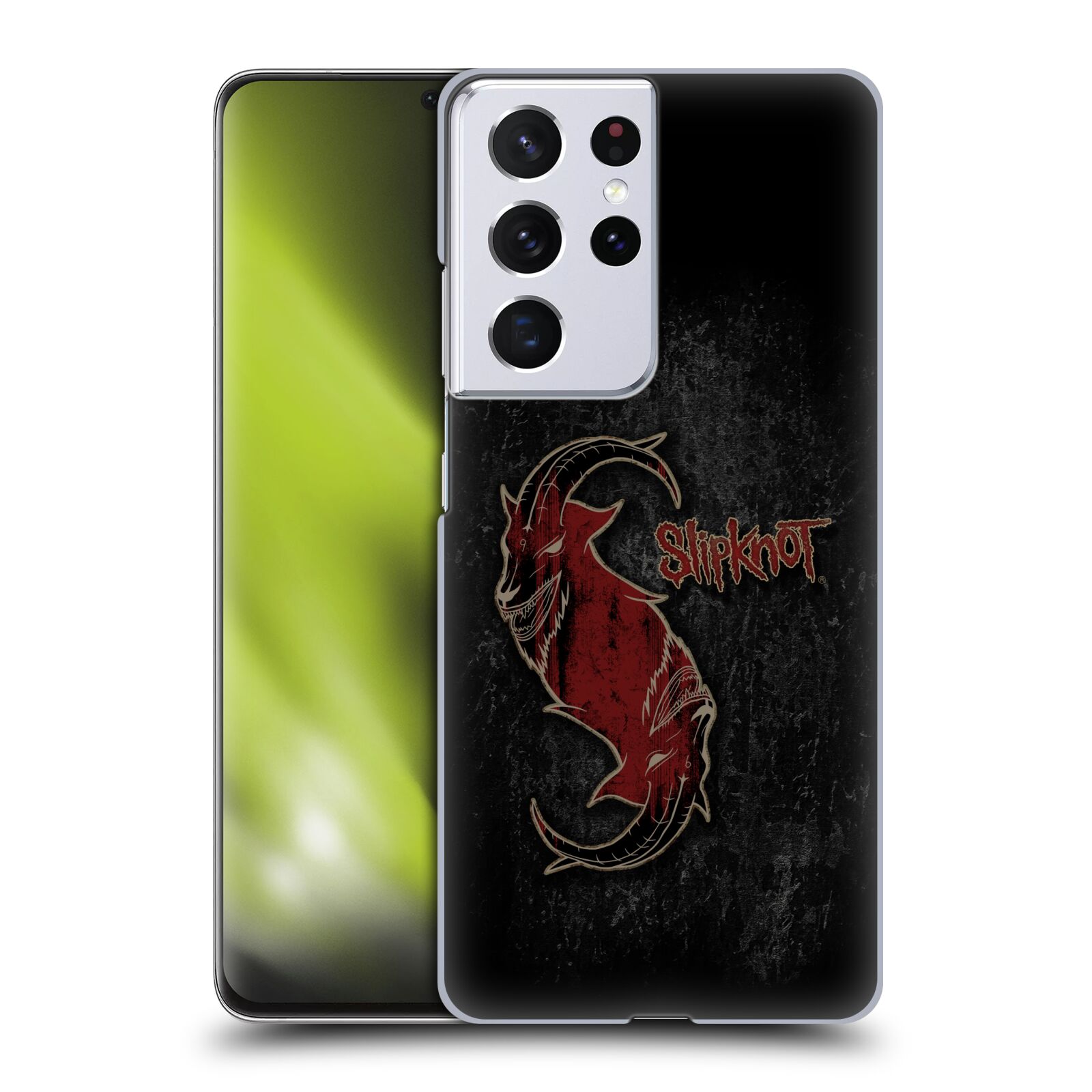 Plastové pouzdro na mobil Samsung Galaxy S21 Ultra 5G - Head Case - Slipknot - Rudý kozel