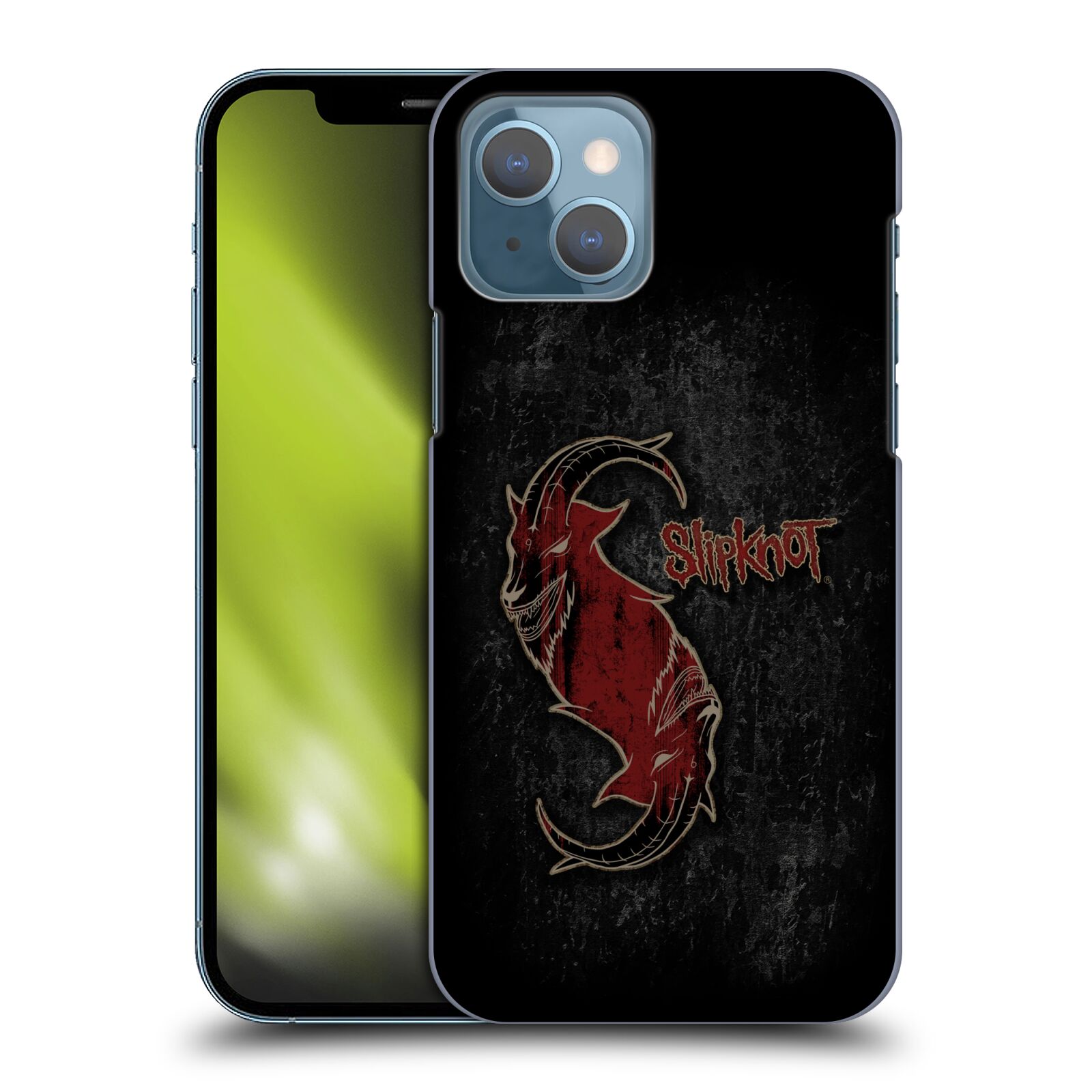 Plastové pouzdro na mobil Apple iPhone 13 - Head Case - Slipknot - Rudý kozel