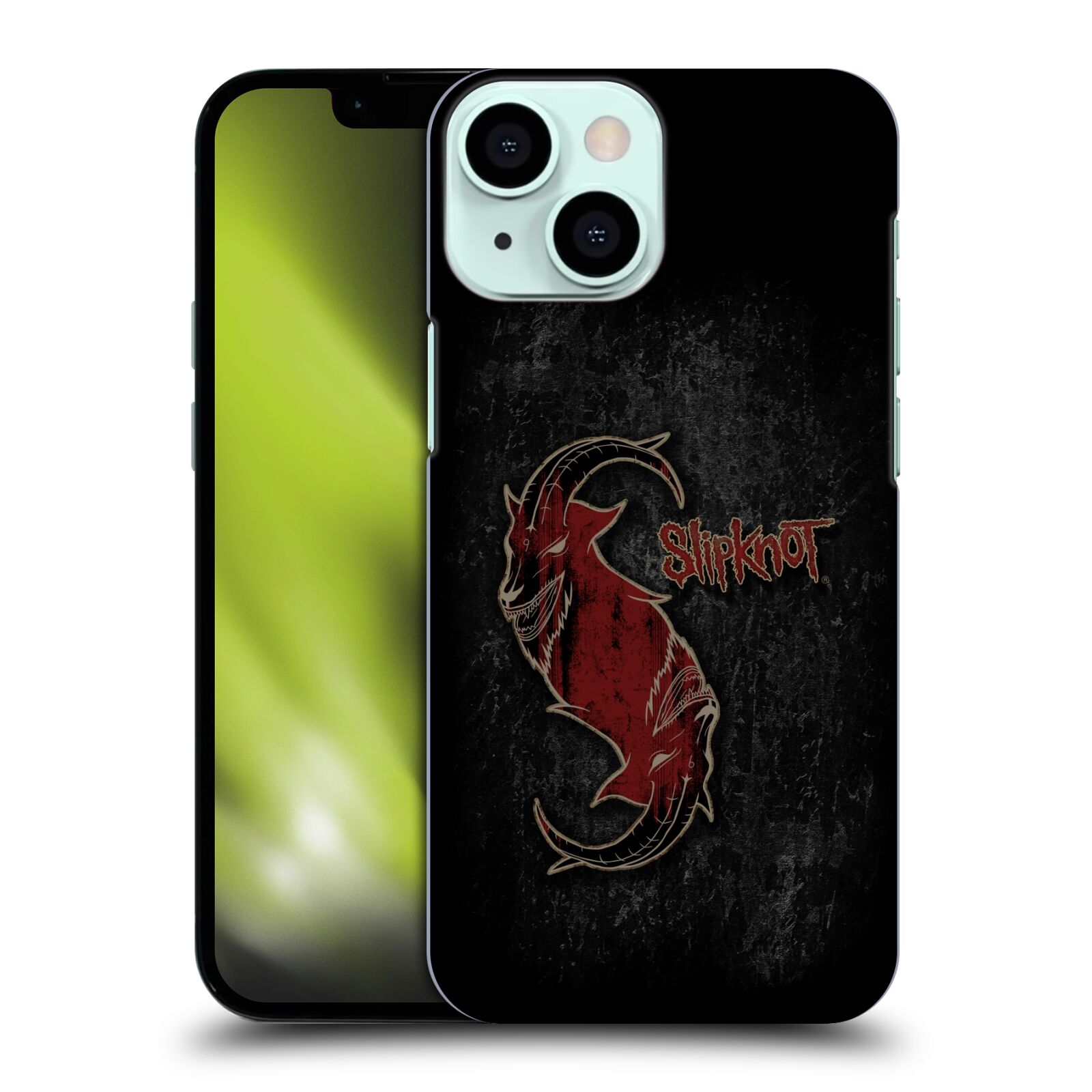 Plastové pouzdro na mobil Apple iPhone 13 Mini - Head Case - Slipknot - Rudý kozel