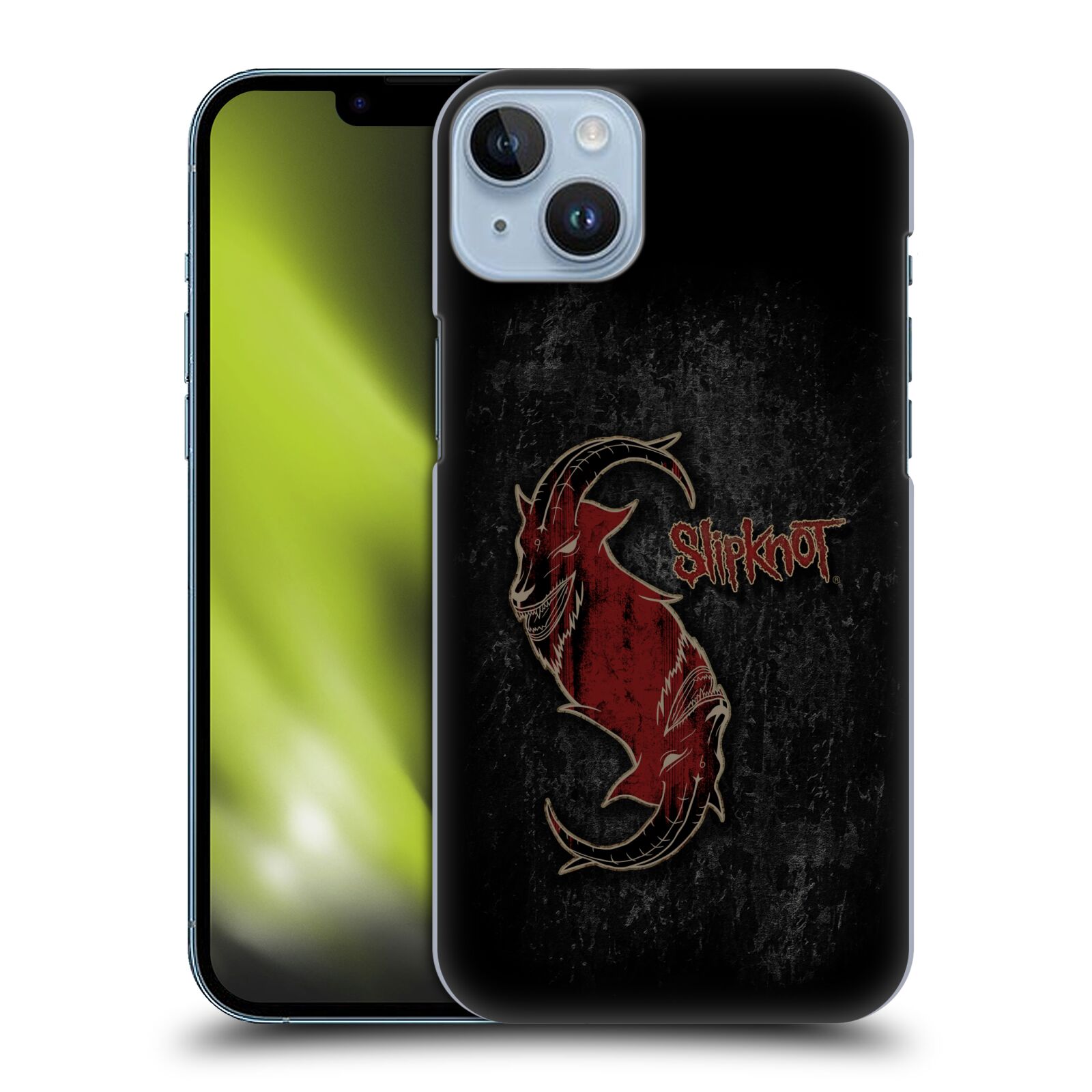 Plastové pouzdro na mobil Apple iPhone 14 Plus - Head Case - Slipknot - Rudý kozel
