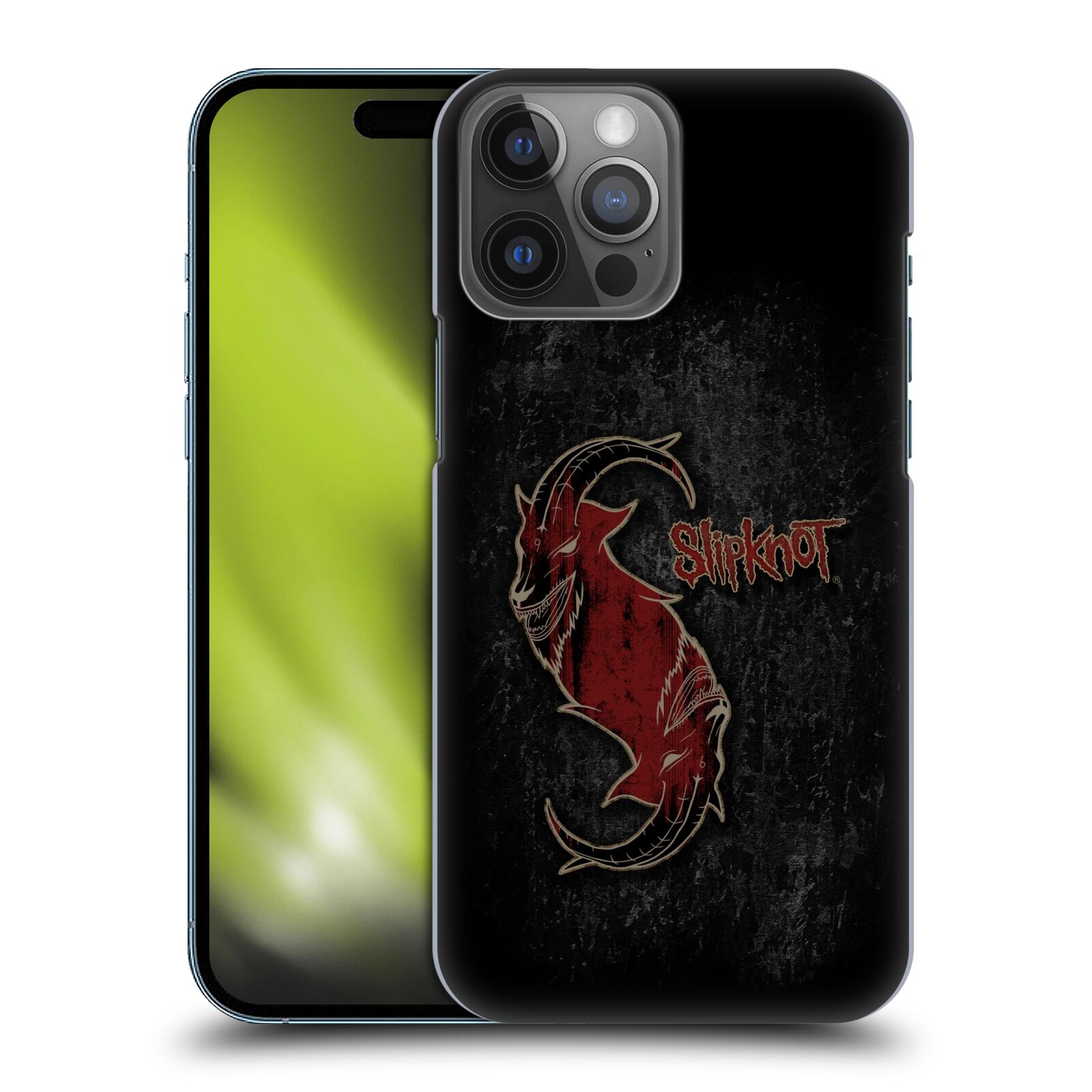 Plastové pouzdro na mobil Apple iPhone 14 Pro Max - Head Case - Slipknot - Rudý kozel