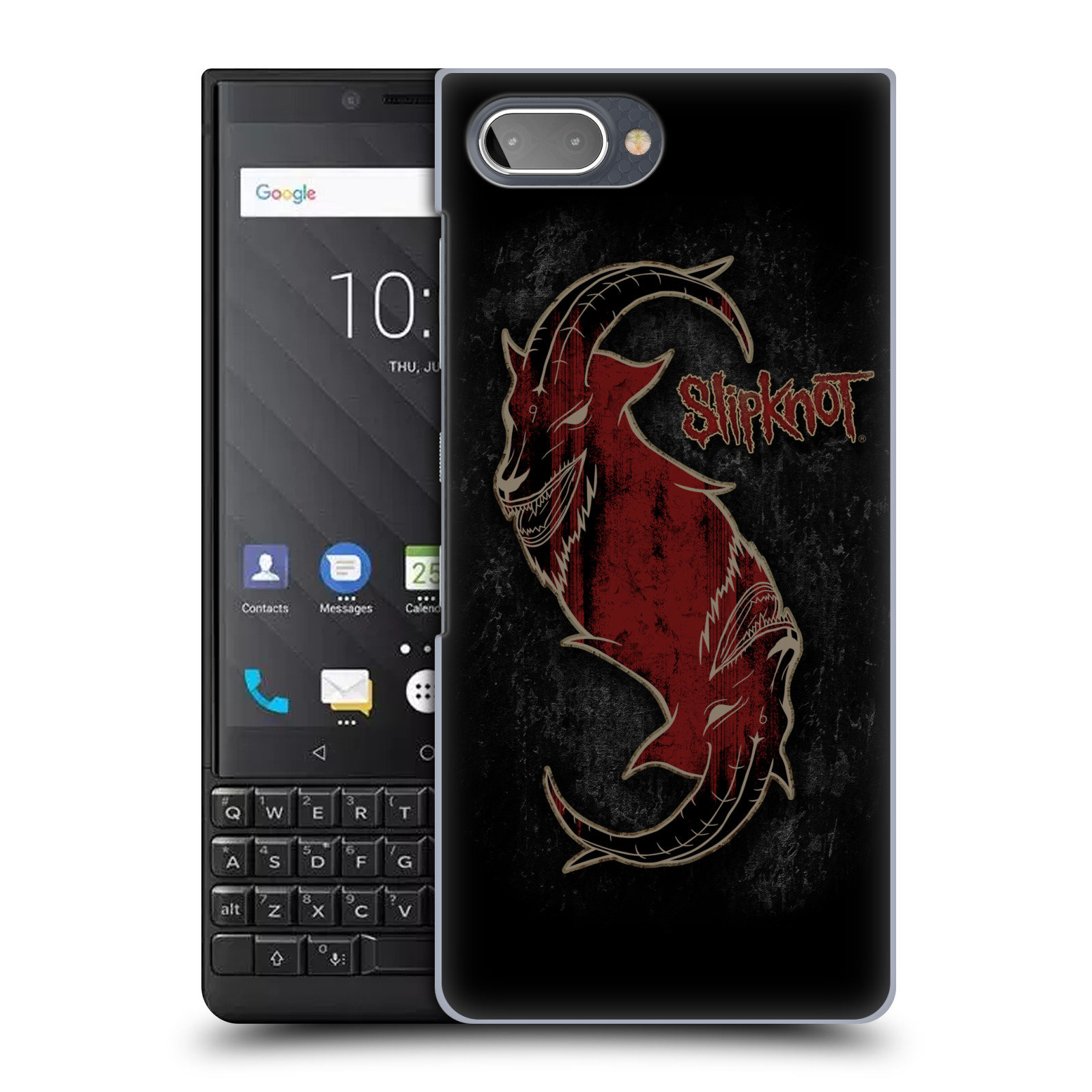 Plastové pouzdro na mobil Blackberry Key 2 - Head Case - Slipknot - Rudý kozel