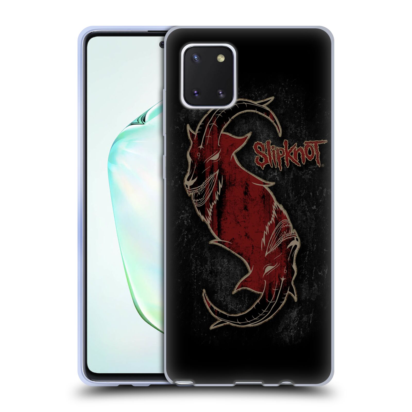 Silikonové pouzdro na mobil Samsung Galaxy Note 10 Lite - Head Case - Slipknot - Rudý kozel