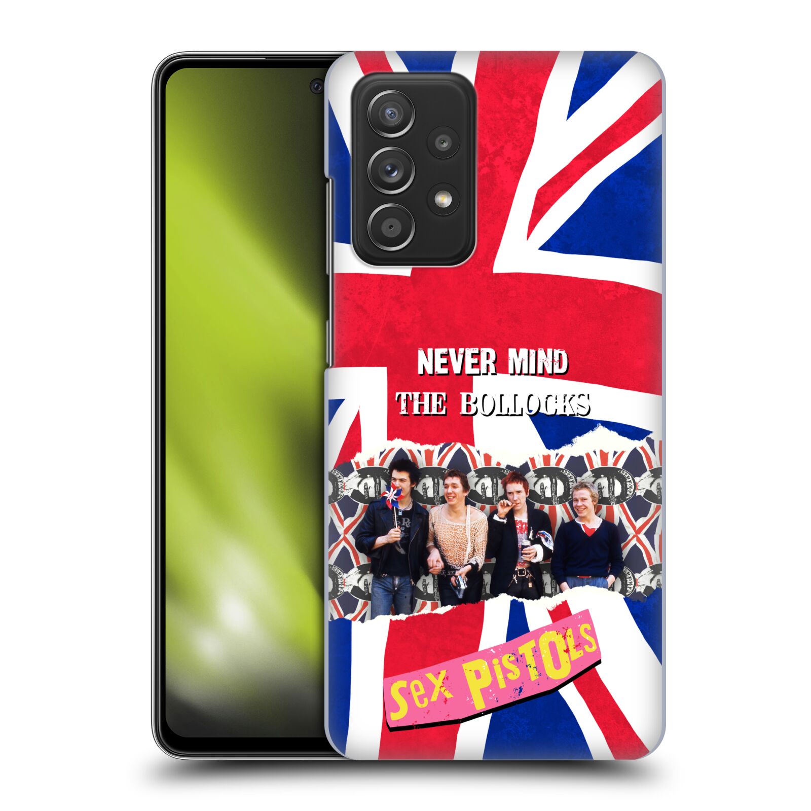 Plastové pouzdro na mobil Samsung Galaxy A52 / A52 5G / A52s 5G - Sex Pistols - Band Art Group Photo