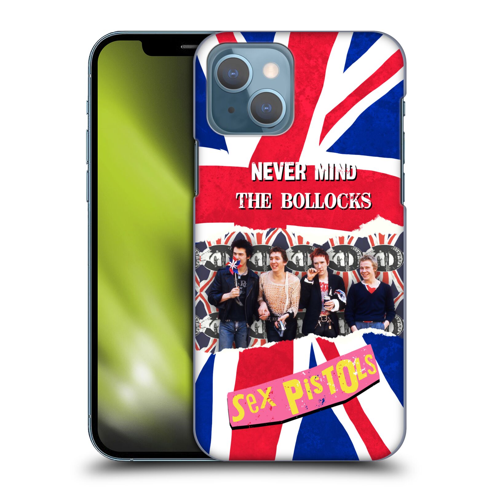Plastové pouzdro na mobil Apple iPhone 13 - Sex Pistols - Band Art Group Photo