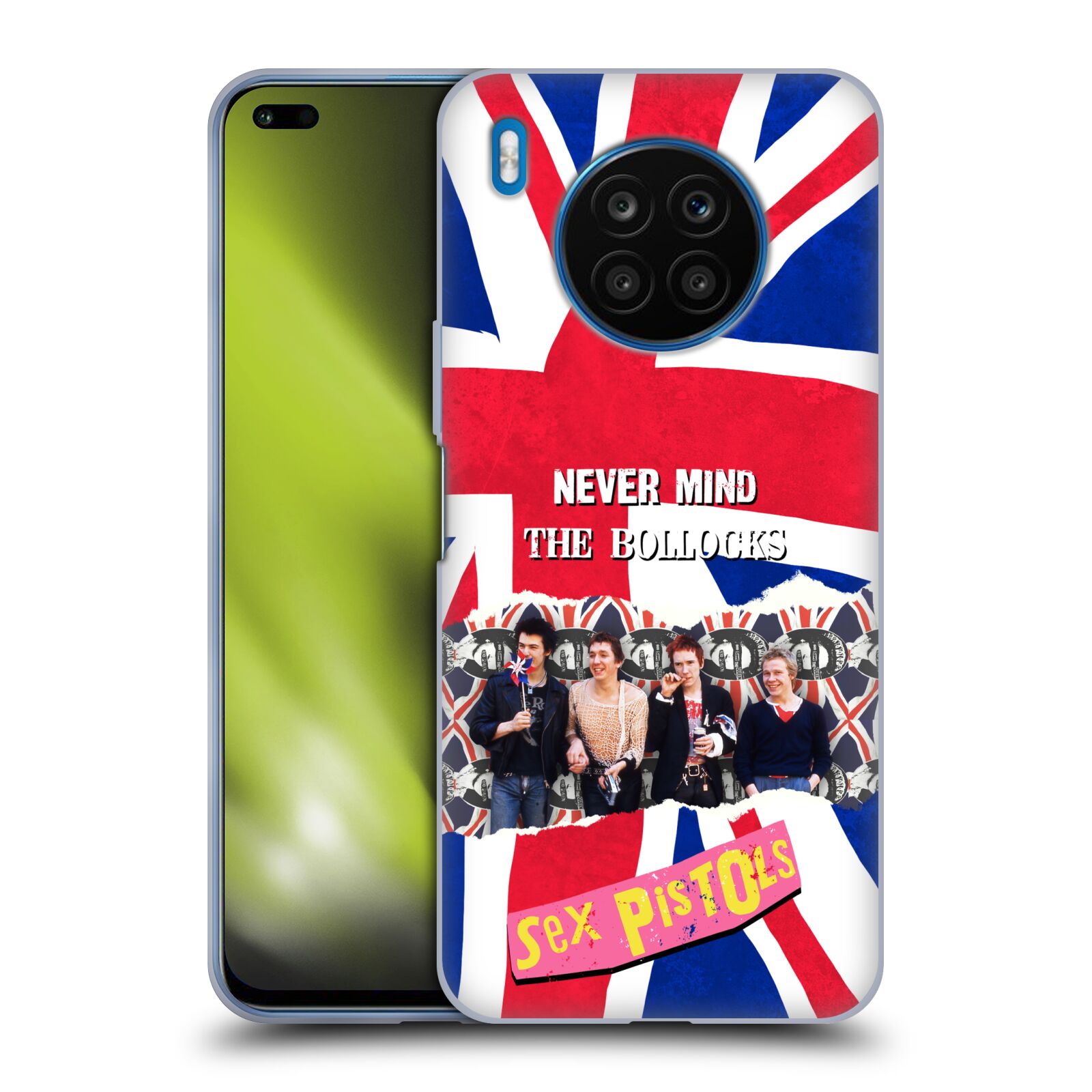 Silikonové pouzdro na mobil Huawei Nova 8i / Honor 50 Lite - Sex Pistols - Band Art Group Photo