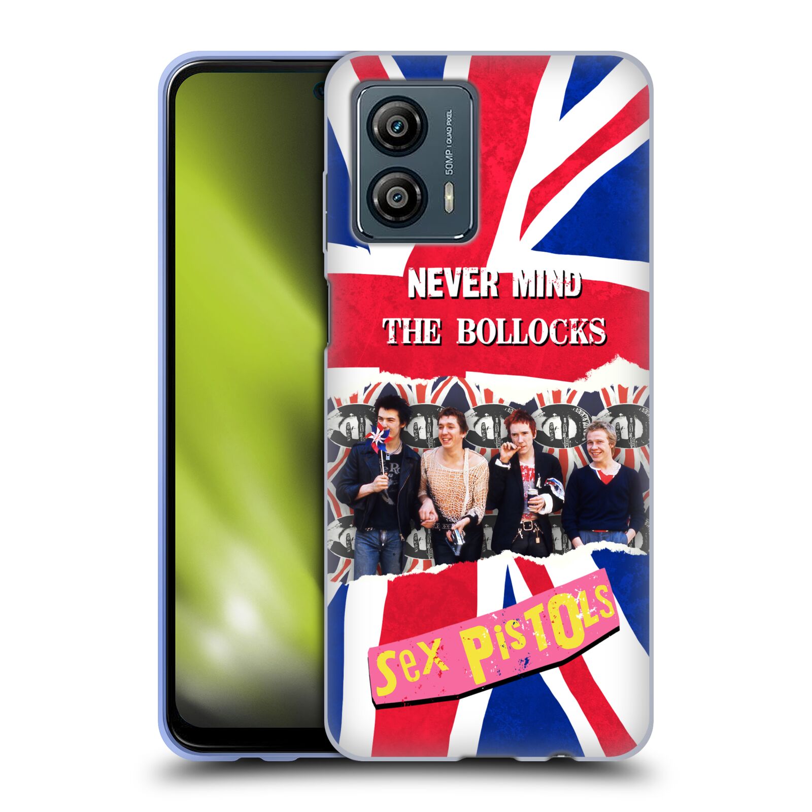 Silikonové pouzdro na mobil Motorola Moto G53 5G - Sex Pistols - Band Art Group Photo