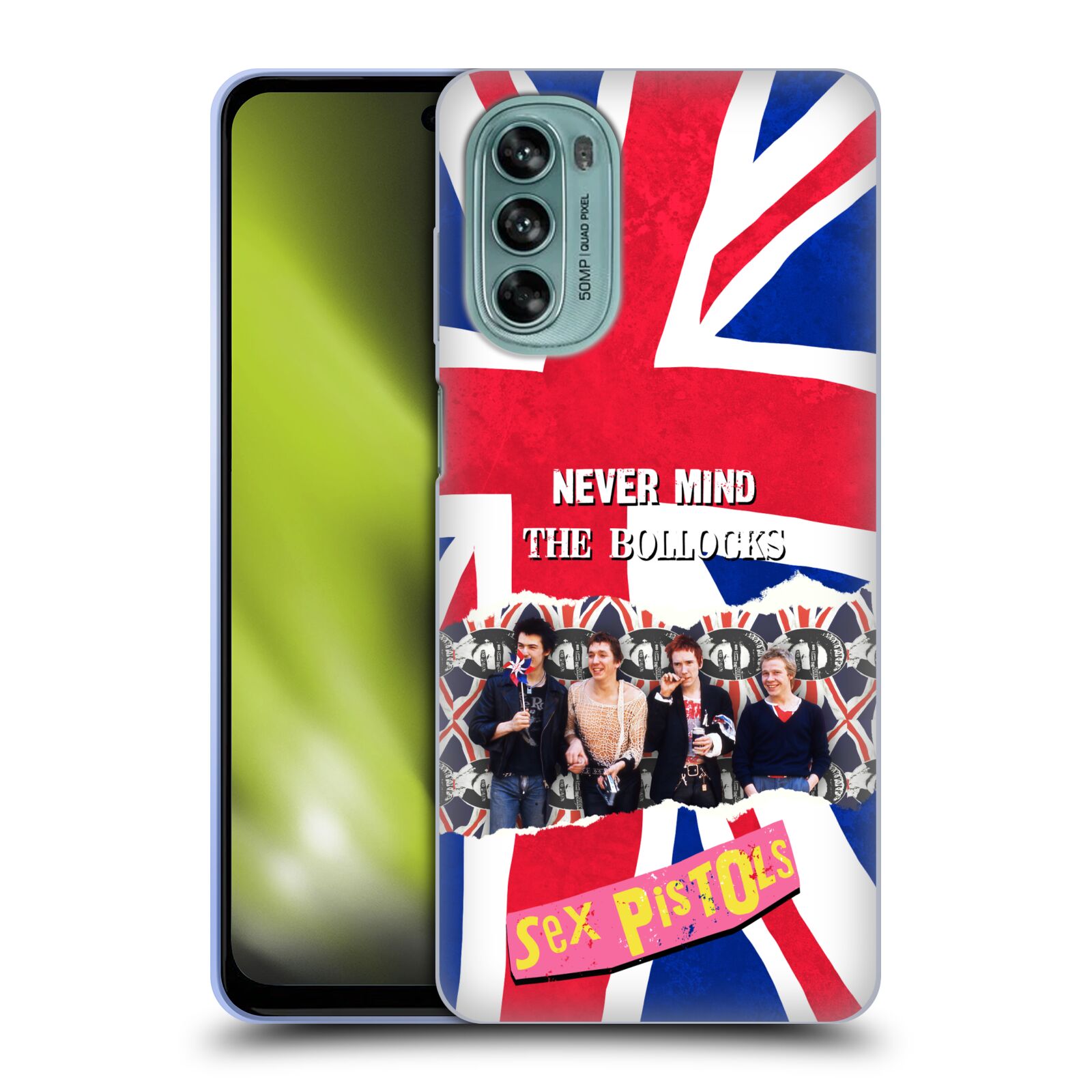 Silikonové pouzdro na mobil Motorola Moto G62 5G - Sex Pistols - Band Art Group Photo