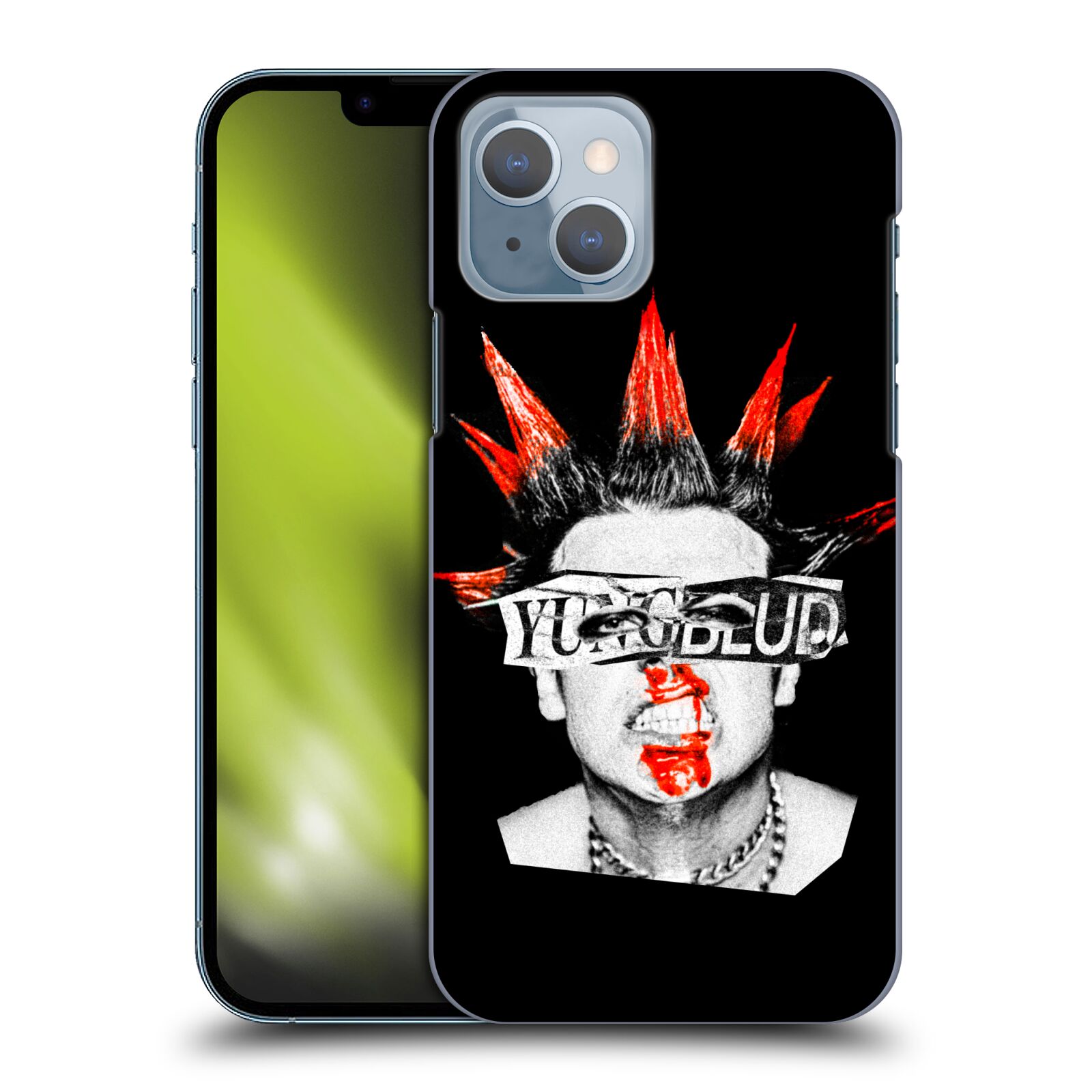 Plastové pouzdro na mobil Apple iPhone 14 - Yungblud - Graphics Face